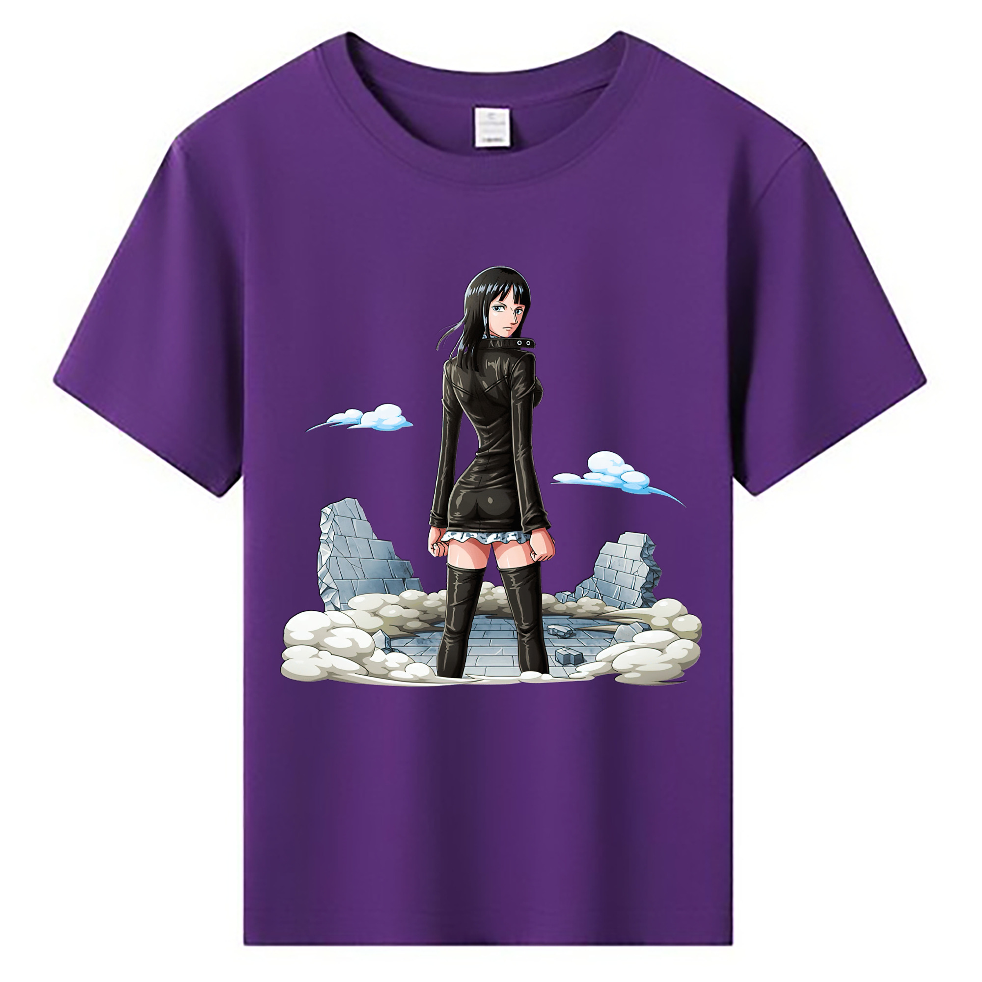 ワンピース ニコ・ロビン ONE PIECE Nico Robin 綿100％キッズTシャツ（フロントプリント）