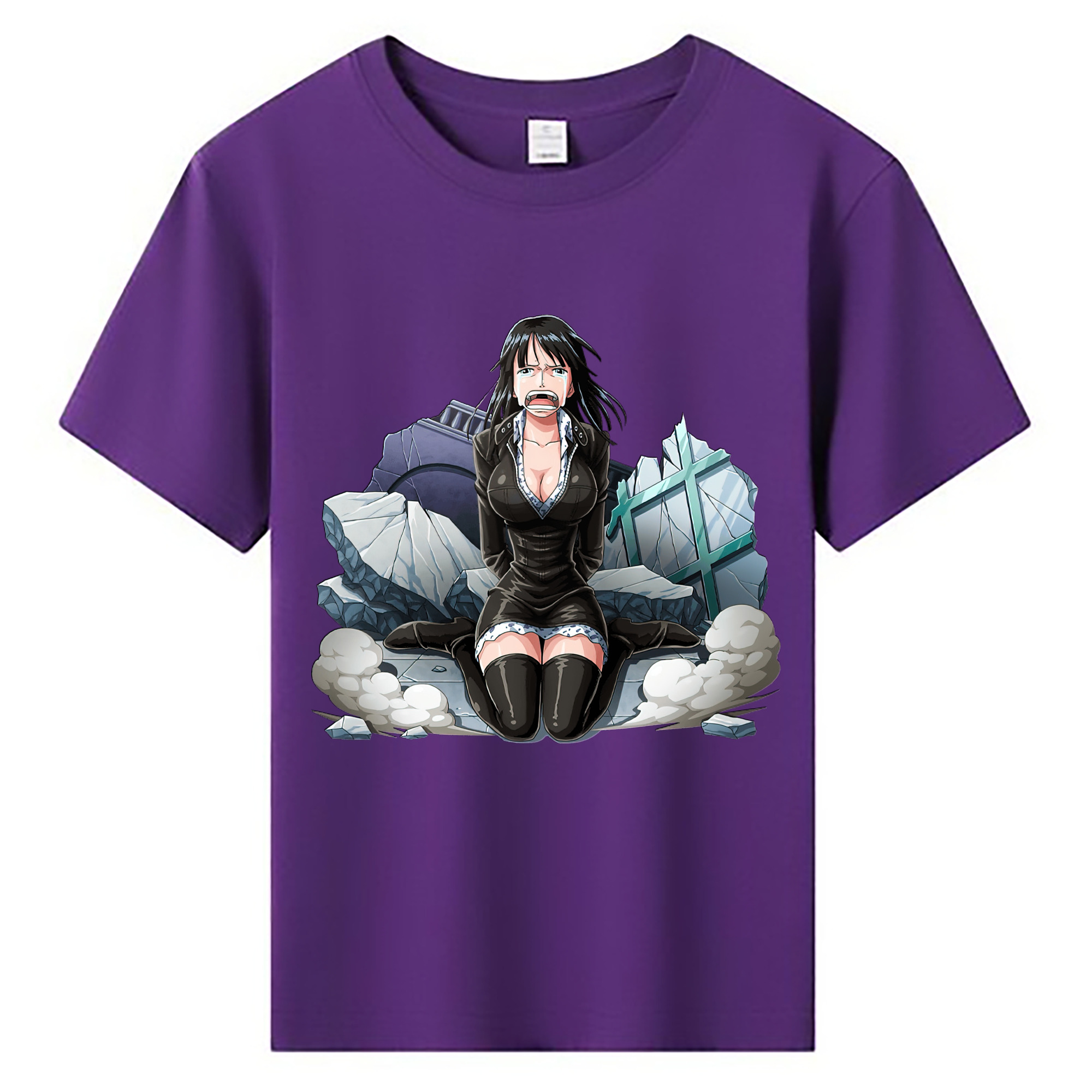 ワンピース ニコ・ロビン ONE PIECE Nico Robin 綿100％キッズTシャツ（フロントプリント）