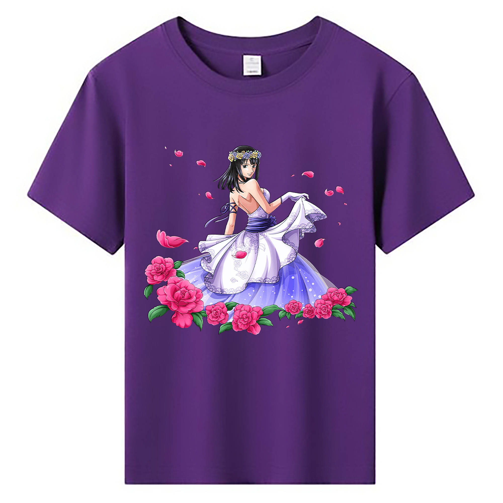 ワンピース ニコ・ロビン ONE PIECE Nico Robin 綿100％キッズTシャツ（フロントプリント）