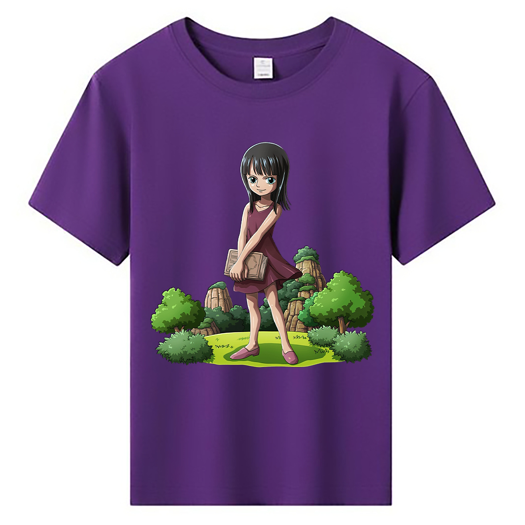 ワンピース ニコ・ロビン ONE PIECE Nico Robin 綿100％キッズTシャツ（フロントプリント）