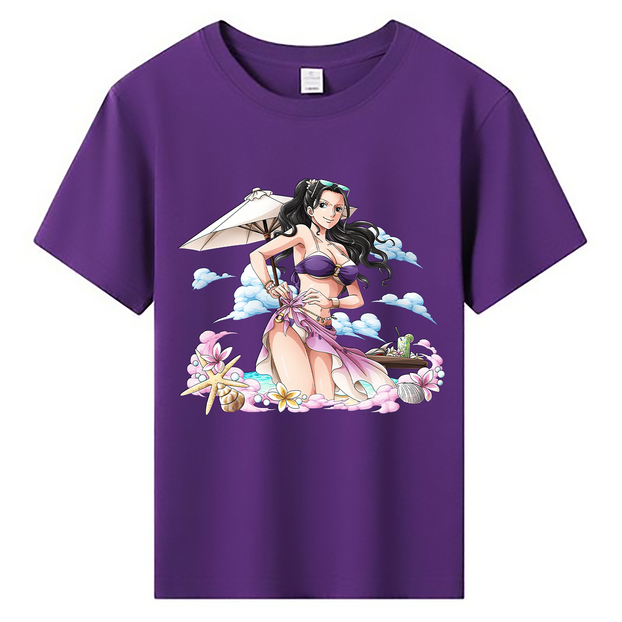 ワンピース ニコ・ロビン ONE PIECE Nico Robin 綿100％キッズTシャツ（フロントプリント）
