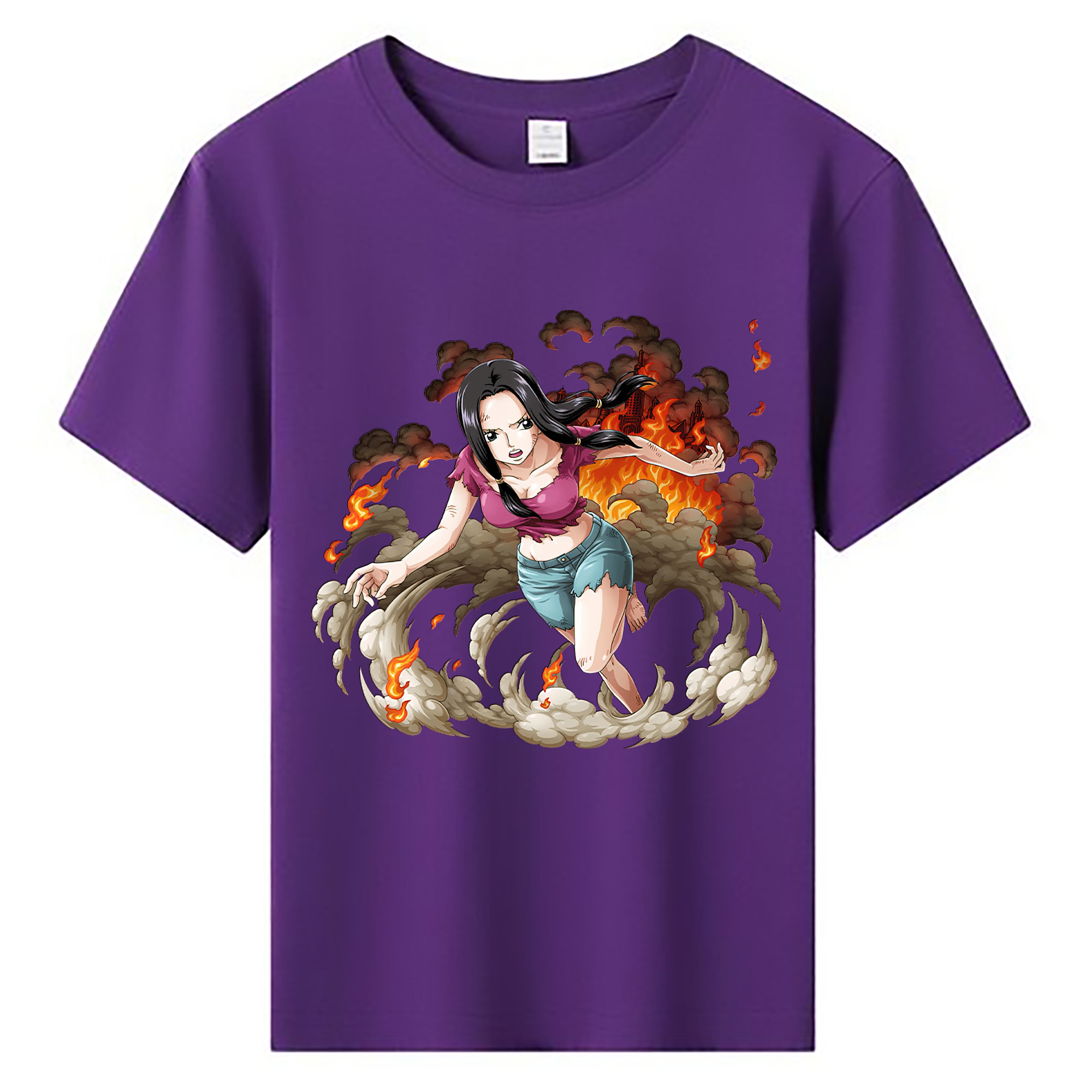 ワンピース ニコ・ロビン ONE PIECE Nico Robin 綿100％キッズTシャツ（フロントプリント）