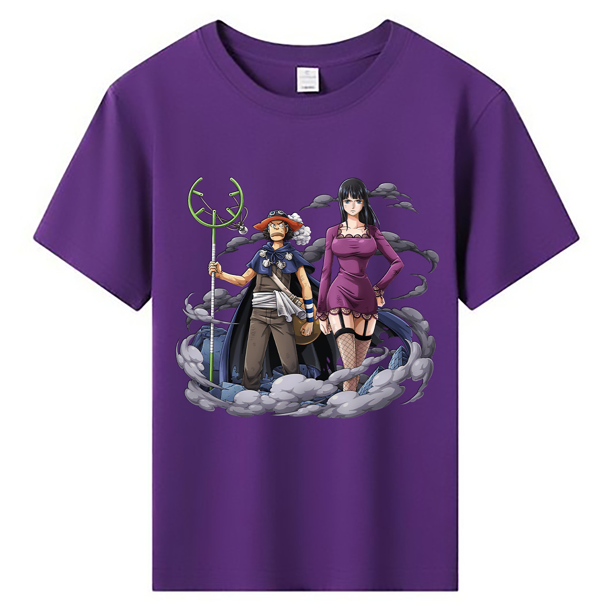 ワンピース ニコ・ロビン ONE PIECE Nico Robin 綿100％キッズTシャツ（フロントプリント）
