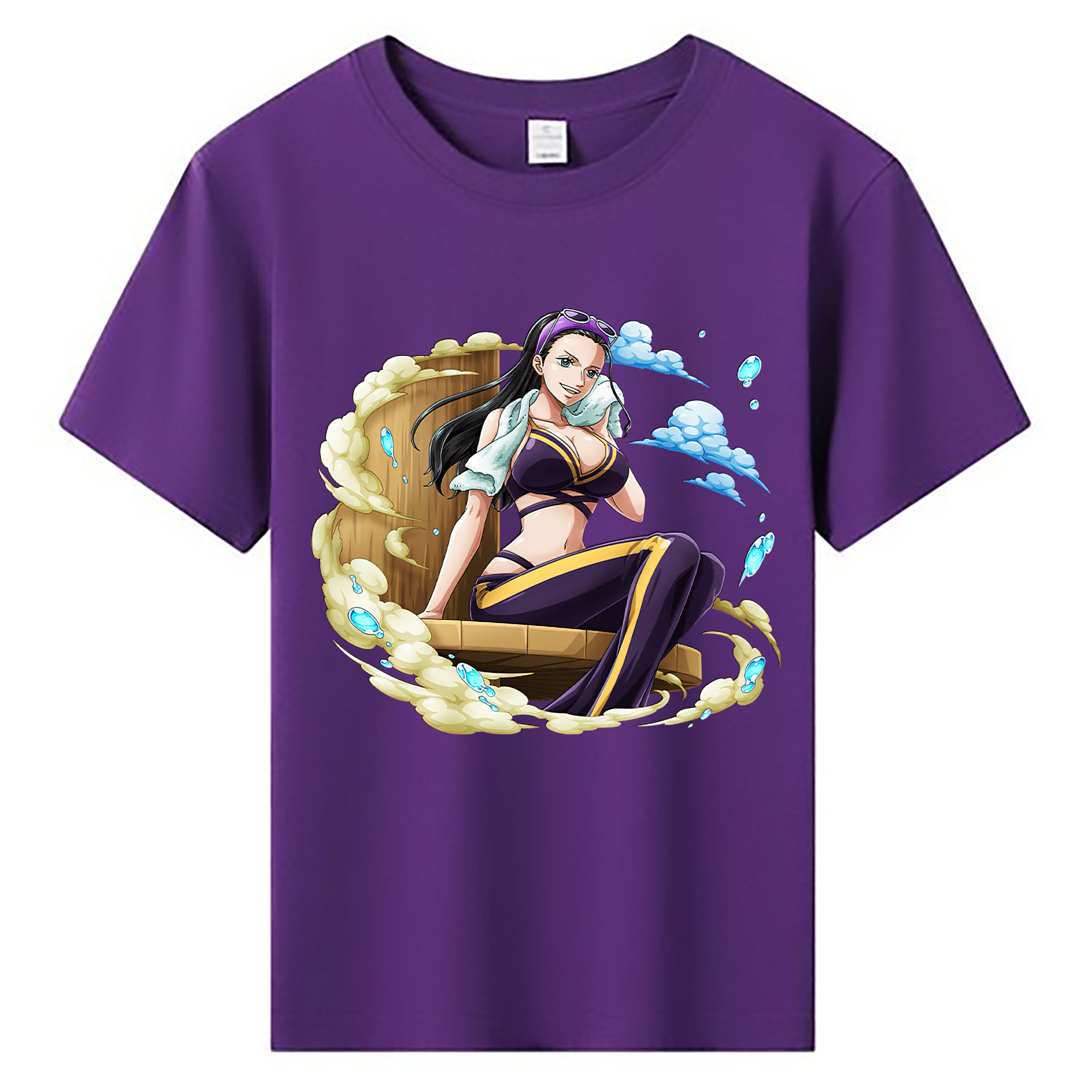 ワンピース ニコ・ロビン ONE PIECE Nico Robin 綿100％キッズTシャツ（フロントプリント）