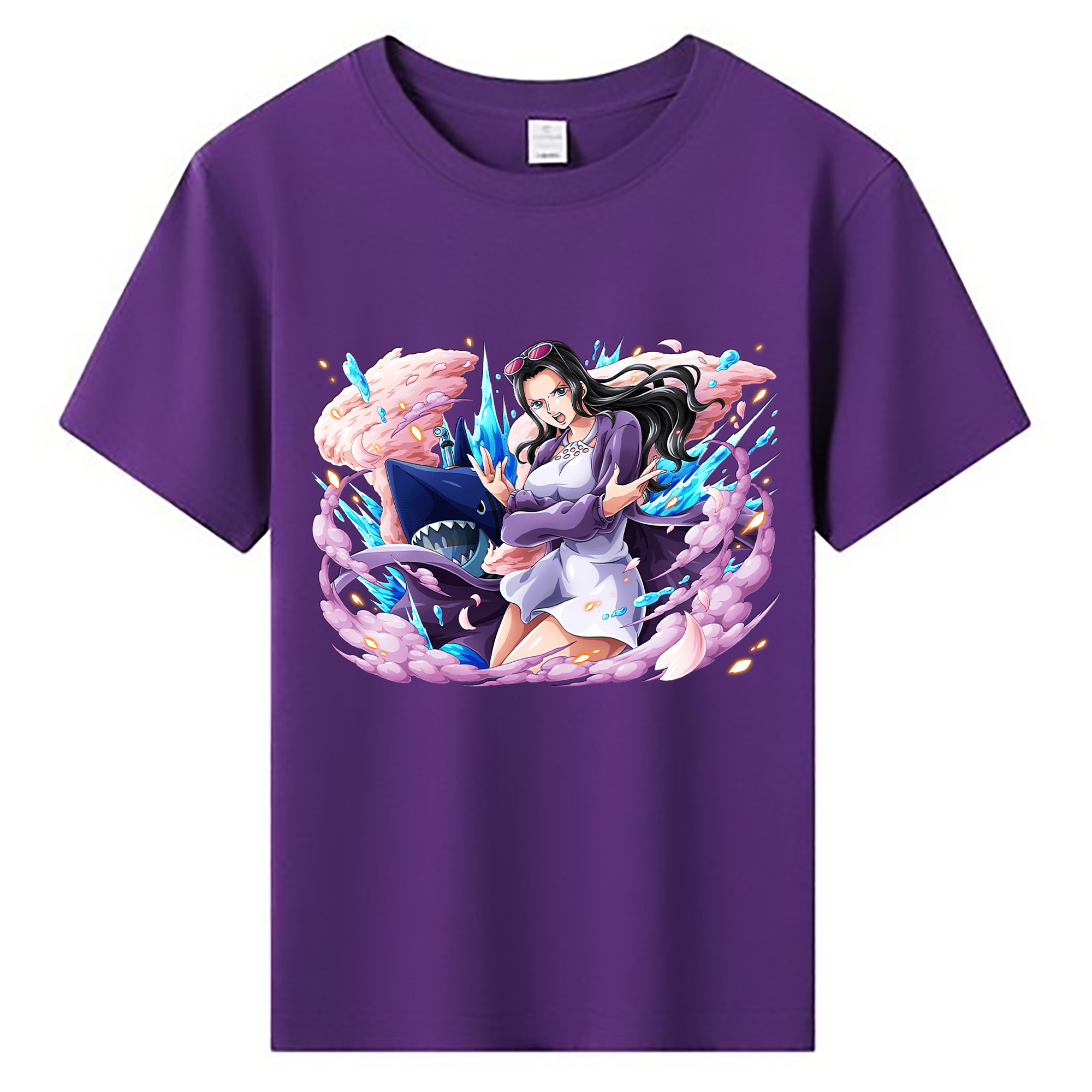 （画像用） ワンピース ニコ・ロビン ONE PIECE Nico Robin 綿100％キッズTシャツ（フロントプリント）