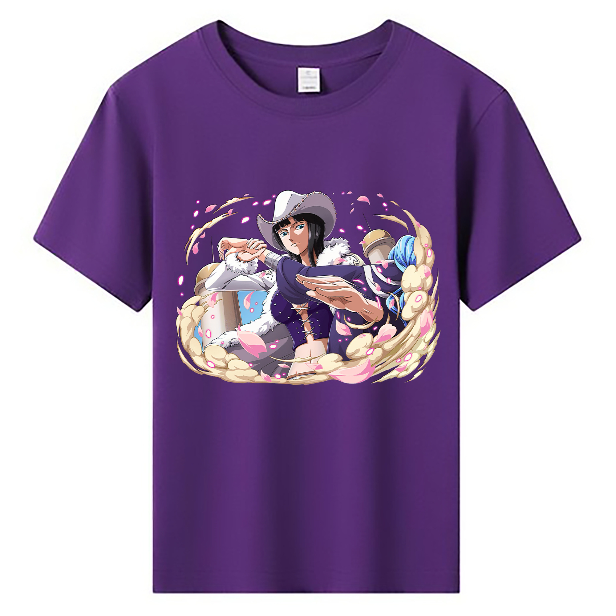 ワンピース ニコ・ロビン ONE PIECE Nico Robin 綿100％キッズTシャツ（フロントプリント）