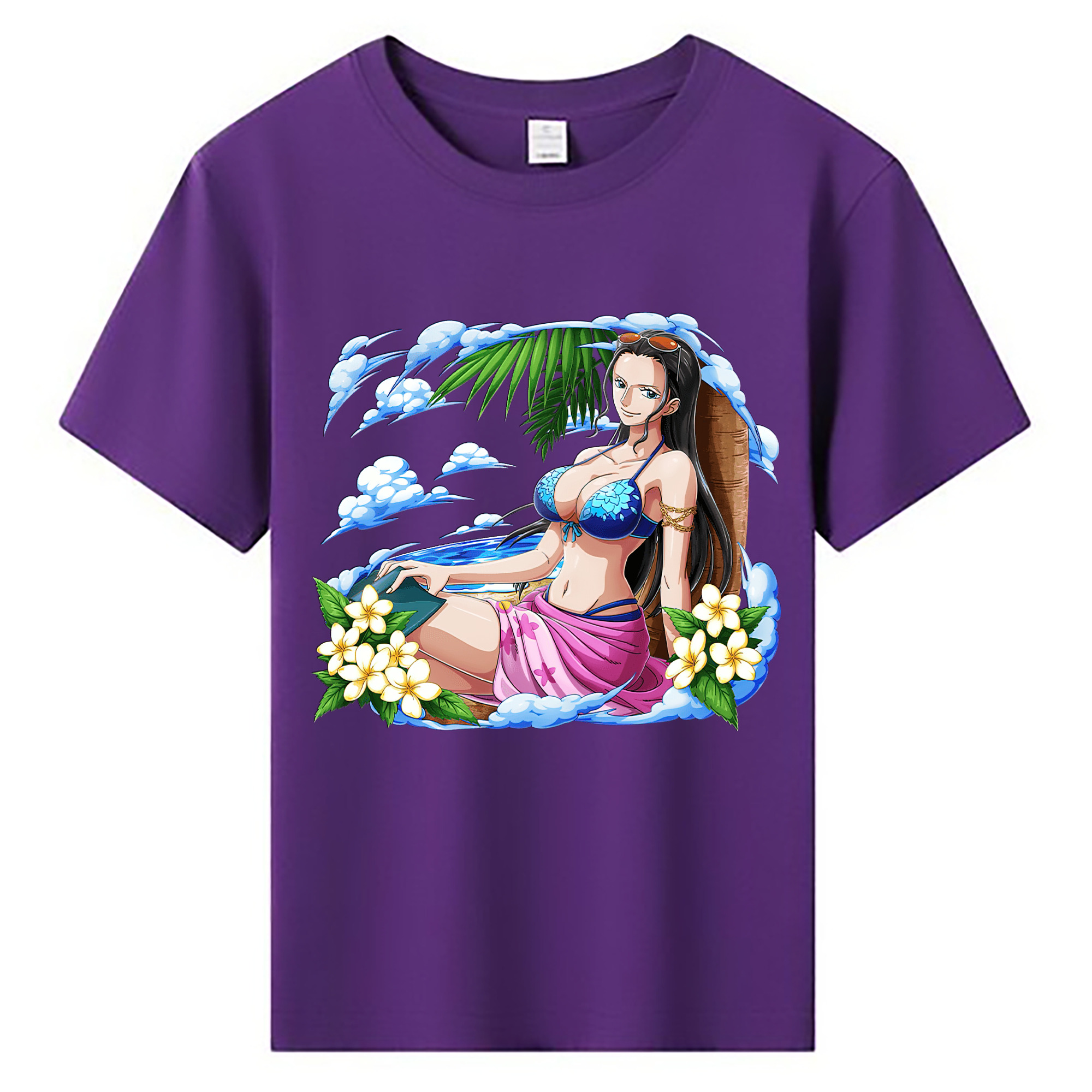 ワンピース ニコ・ロビン ONE PIECE Nico Robin 綿100％キッズTシャツ（フロントプリント）