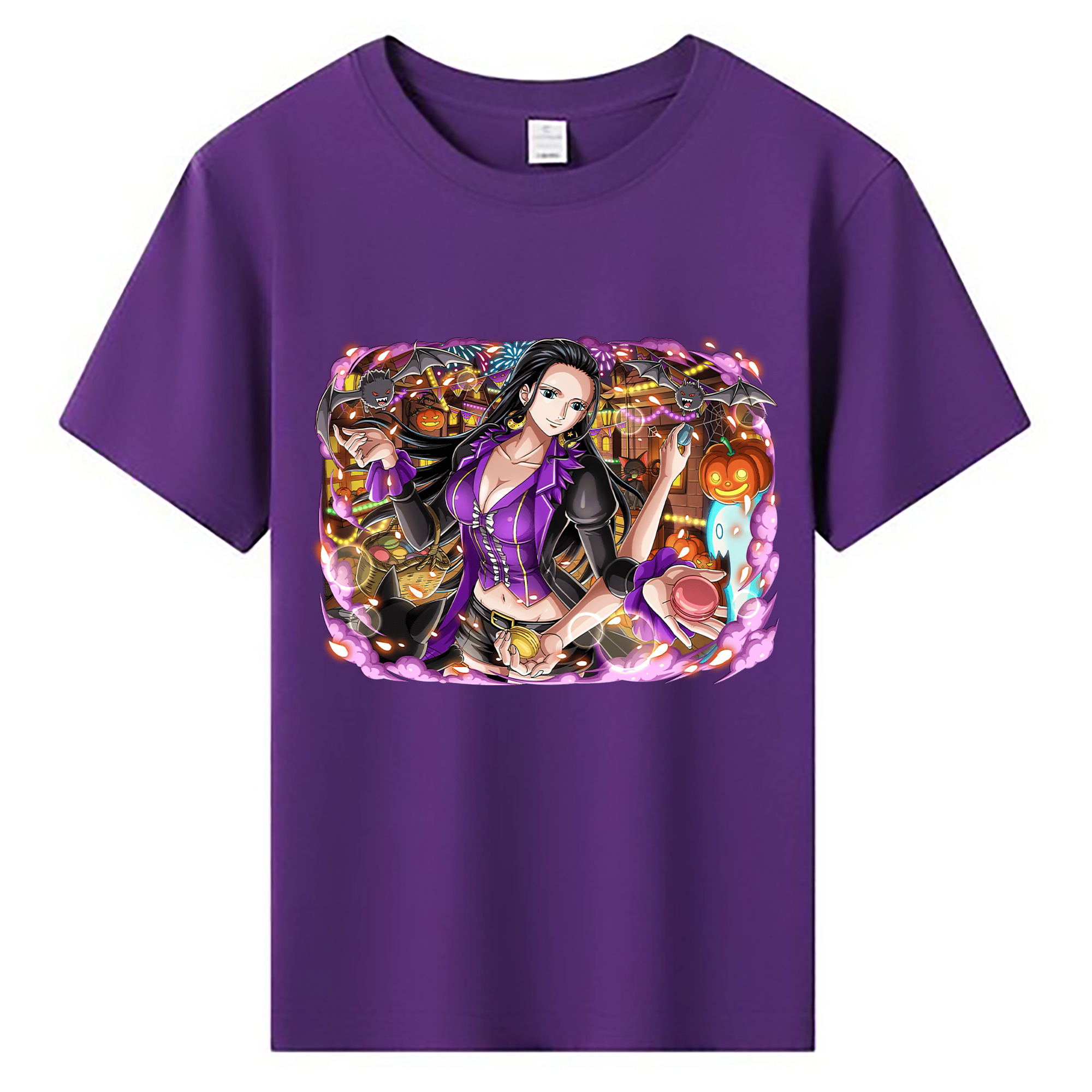 ワンピース ニコ・ロビン ONE PIECE Nico Robin 綿100％キッズTシャツ（フロントプリント）
