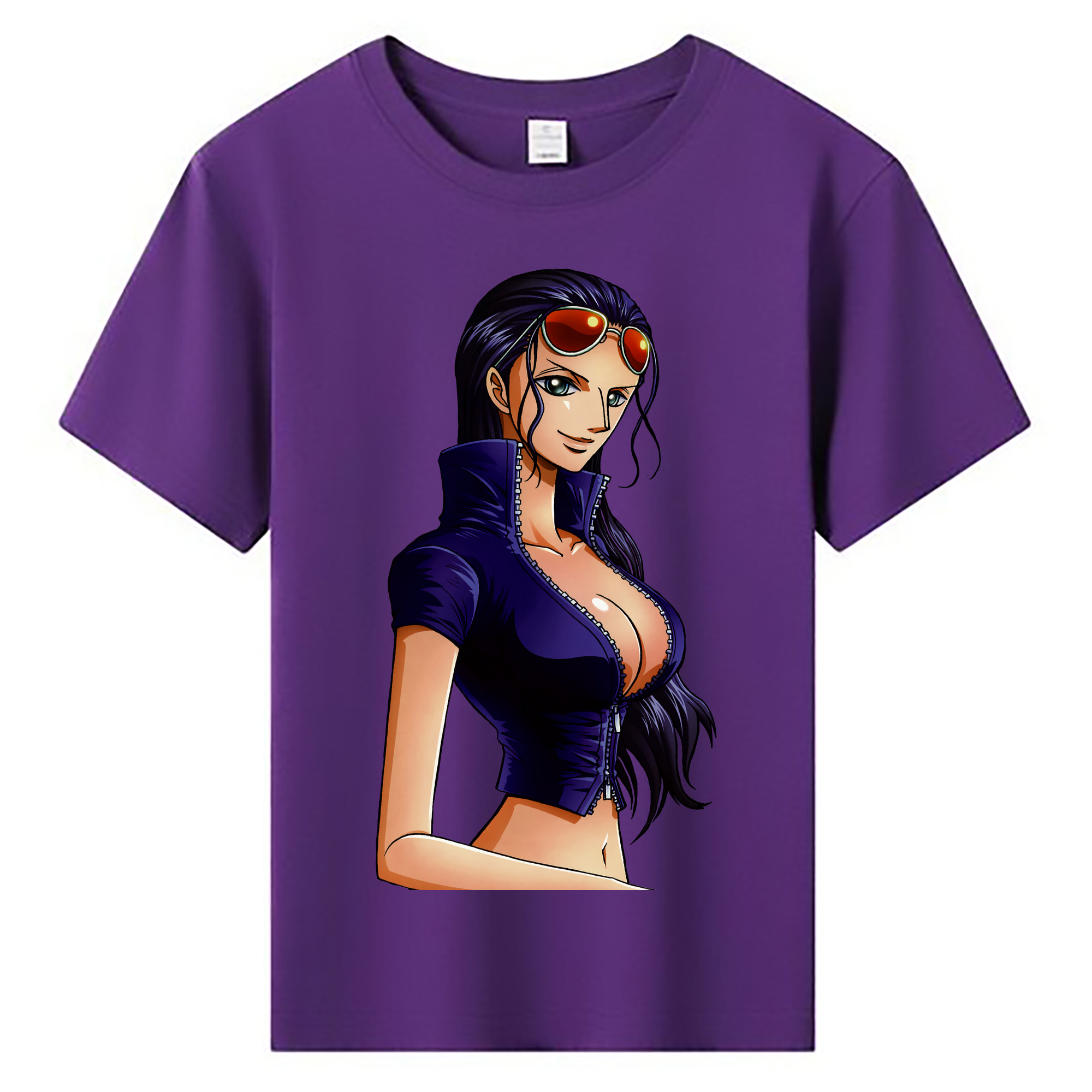 ワンピース ニコ・ロビン ONE PIECE Nico Robin 綿100％キッズTシャツ（フロントプリント）
