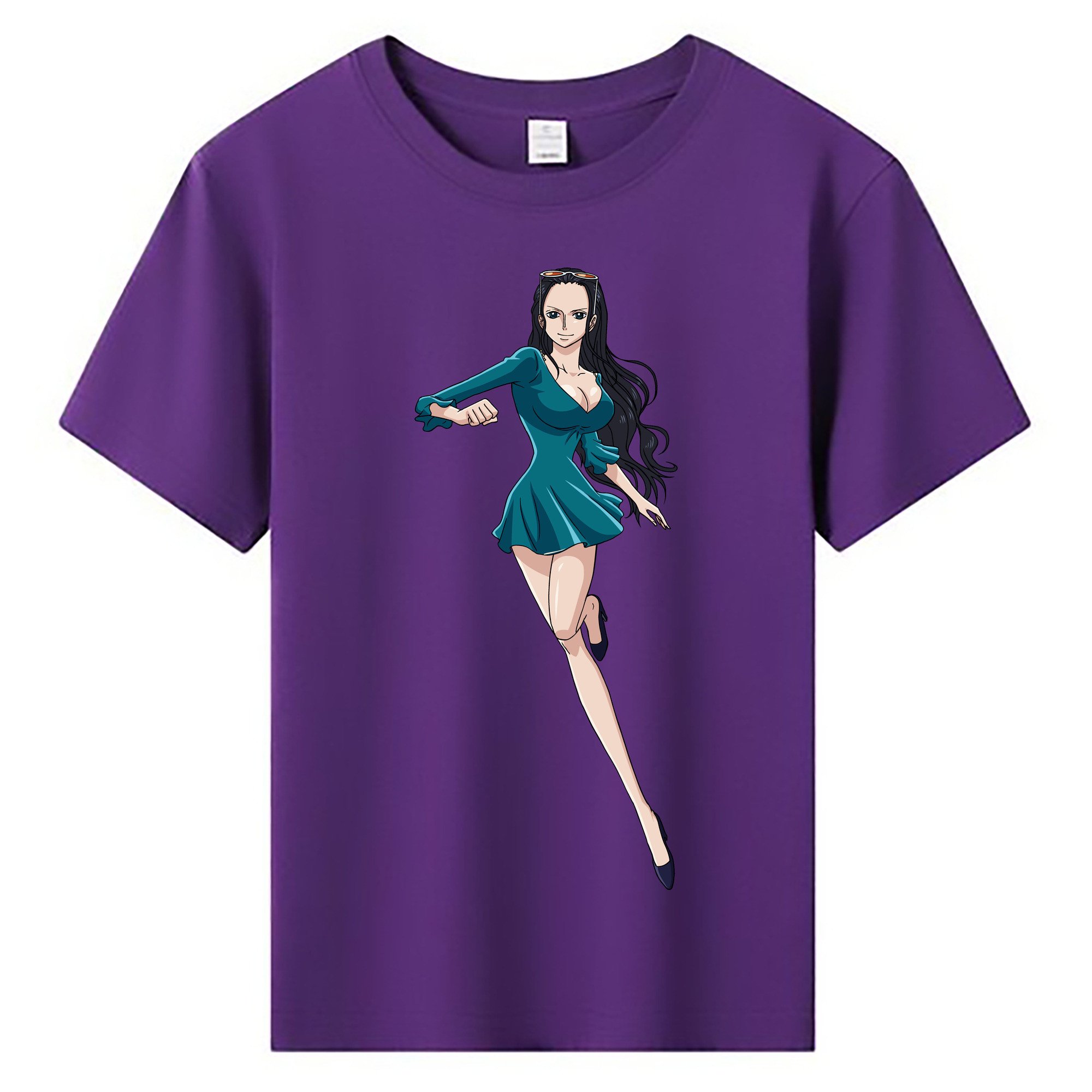 ワンピース ニコ・ロビン ONE PIECE Nico Robin 綿100％キッズTシャツ（フロントプリント）