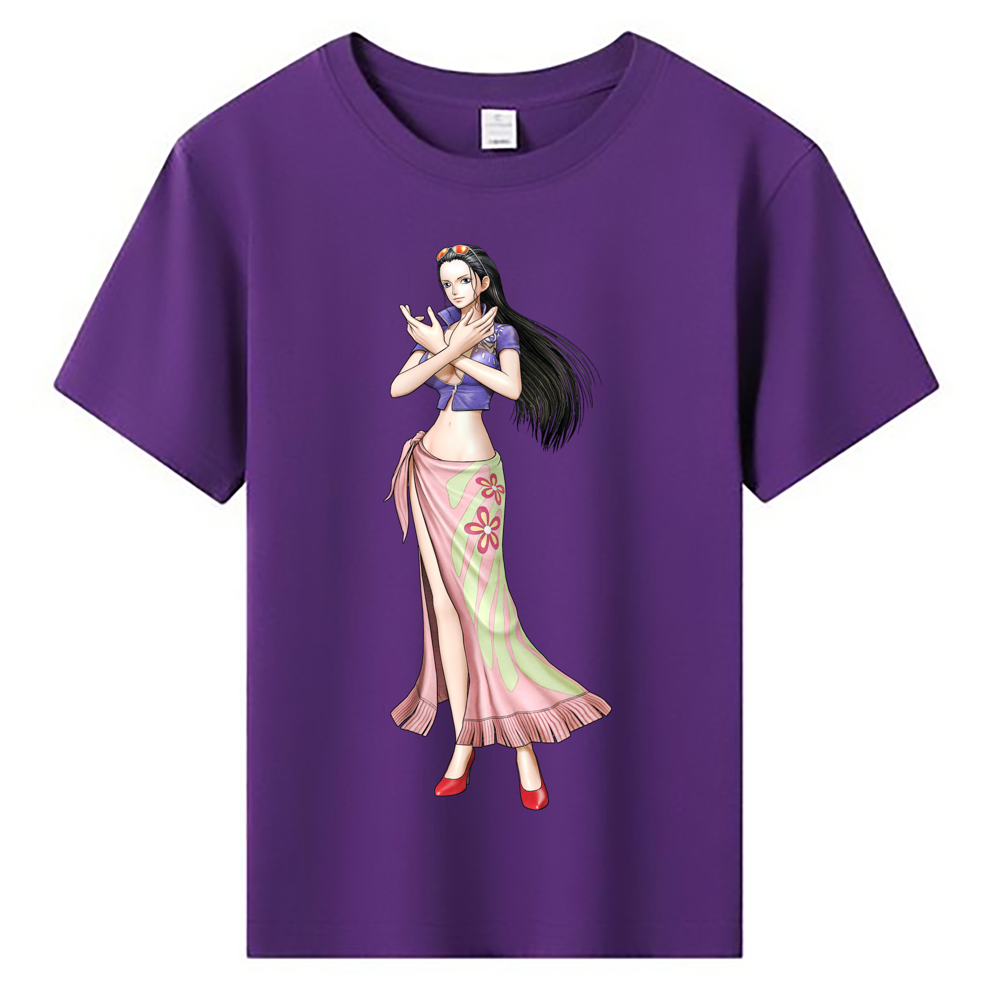 ワンピース ニコ・ロビン ONE PIECE Nico Robin 綿100％キッズTシャツ（フロントプリント）