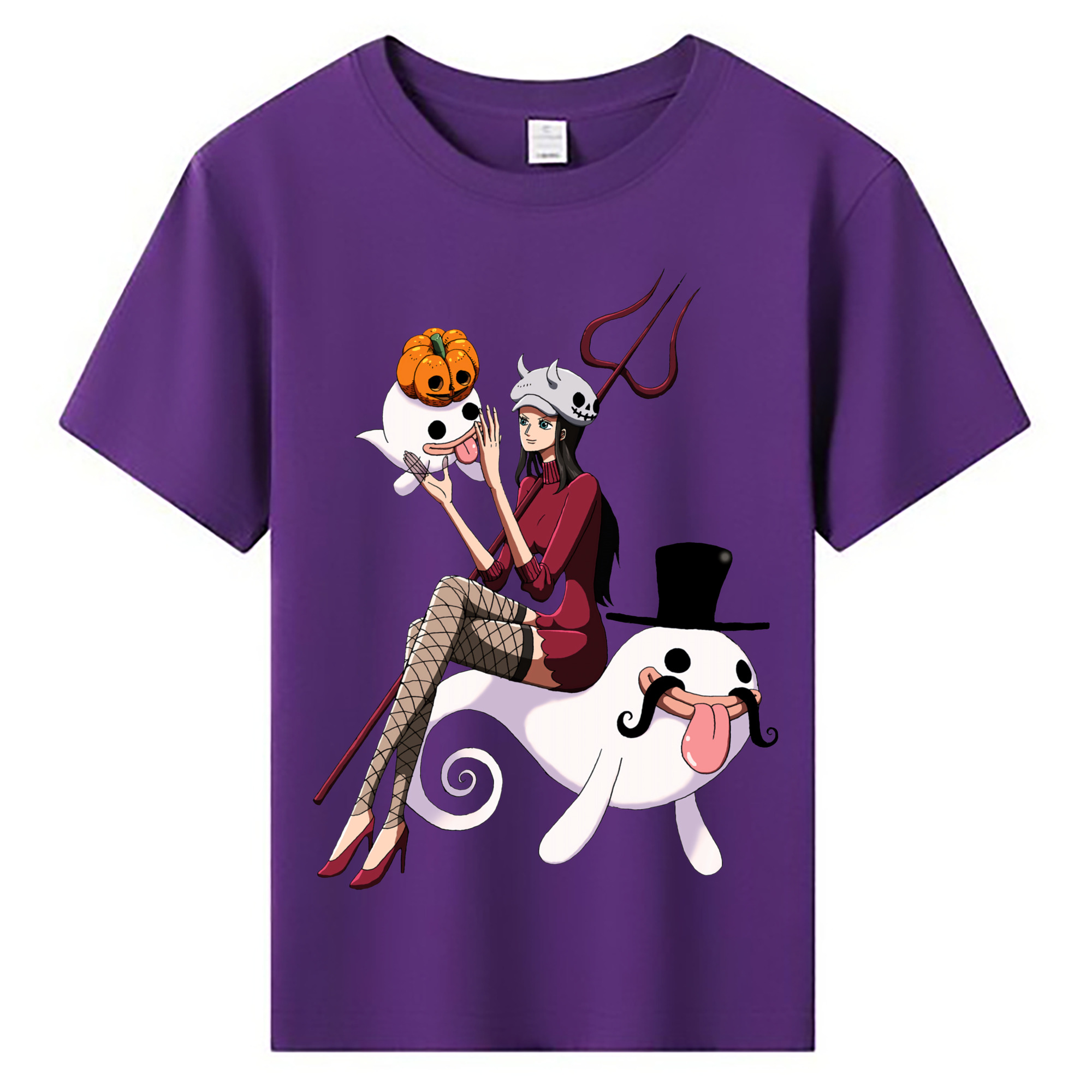 ワンピース ニコ・ロビン ONE PIECE Nico Robin 綿100％キッズTシャツ（フロントプリント）