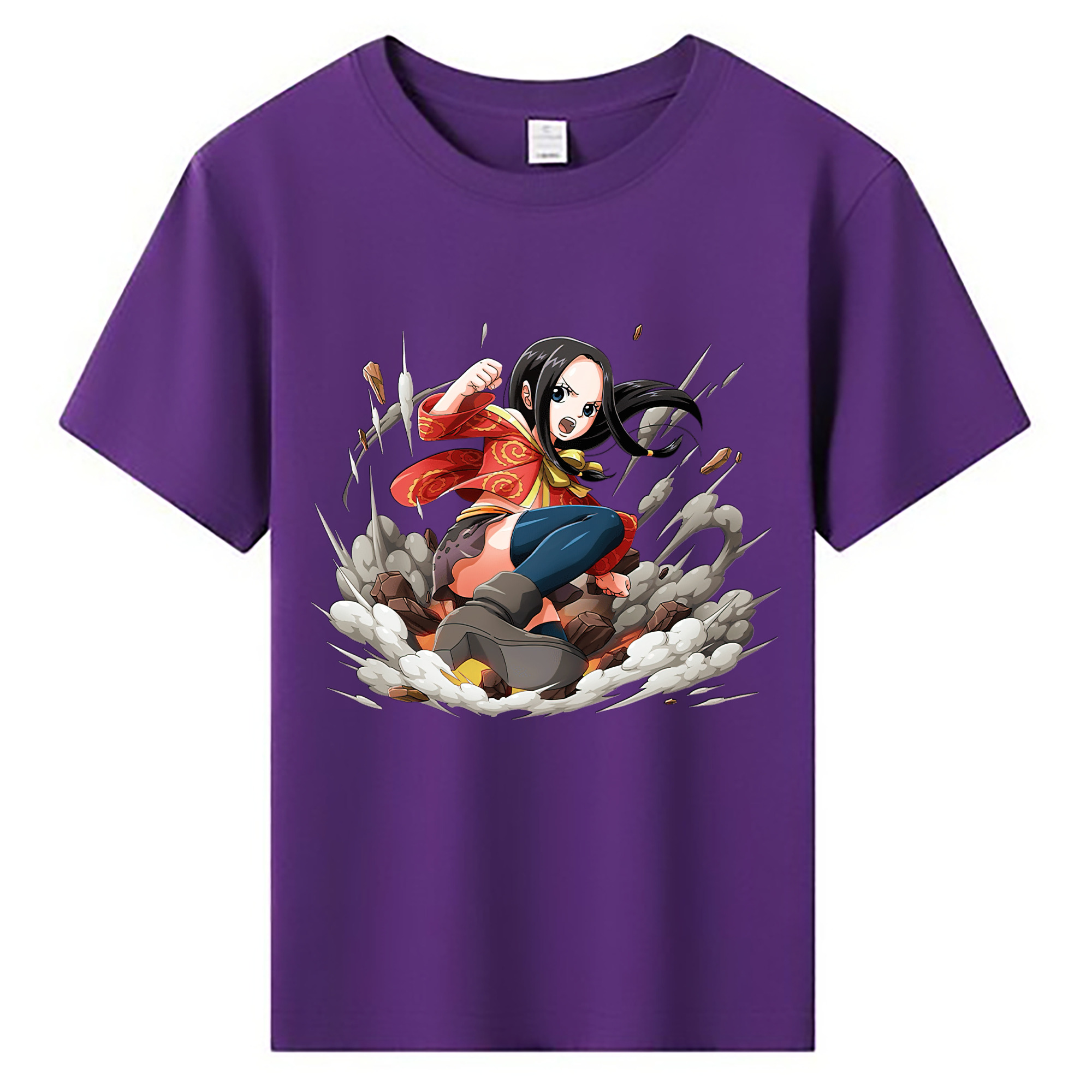 ワンピース ボア・ハンコック ONE PIECE Boa·Hancock 綿100％キッズTシャツ（フロントプリント）