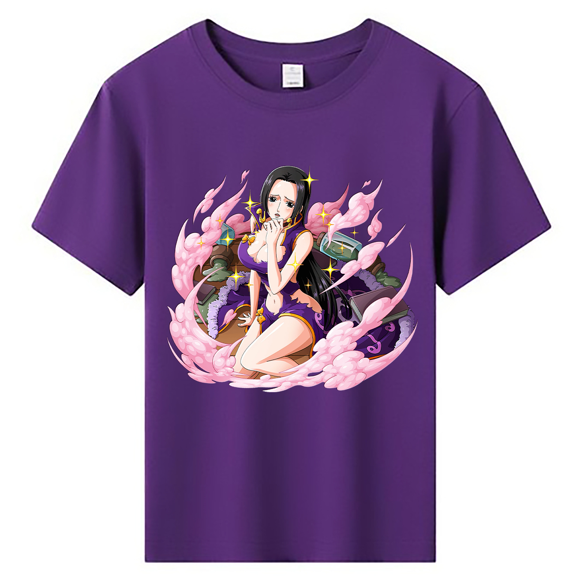 ワンピース ボア・ハンコック ONE PIECE Boa·Hancock 綿100％キッズTシャツ（フロントプリント）
