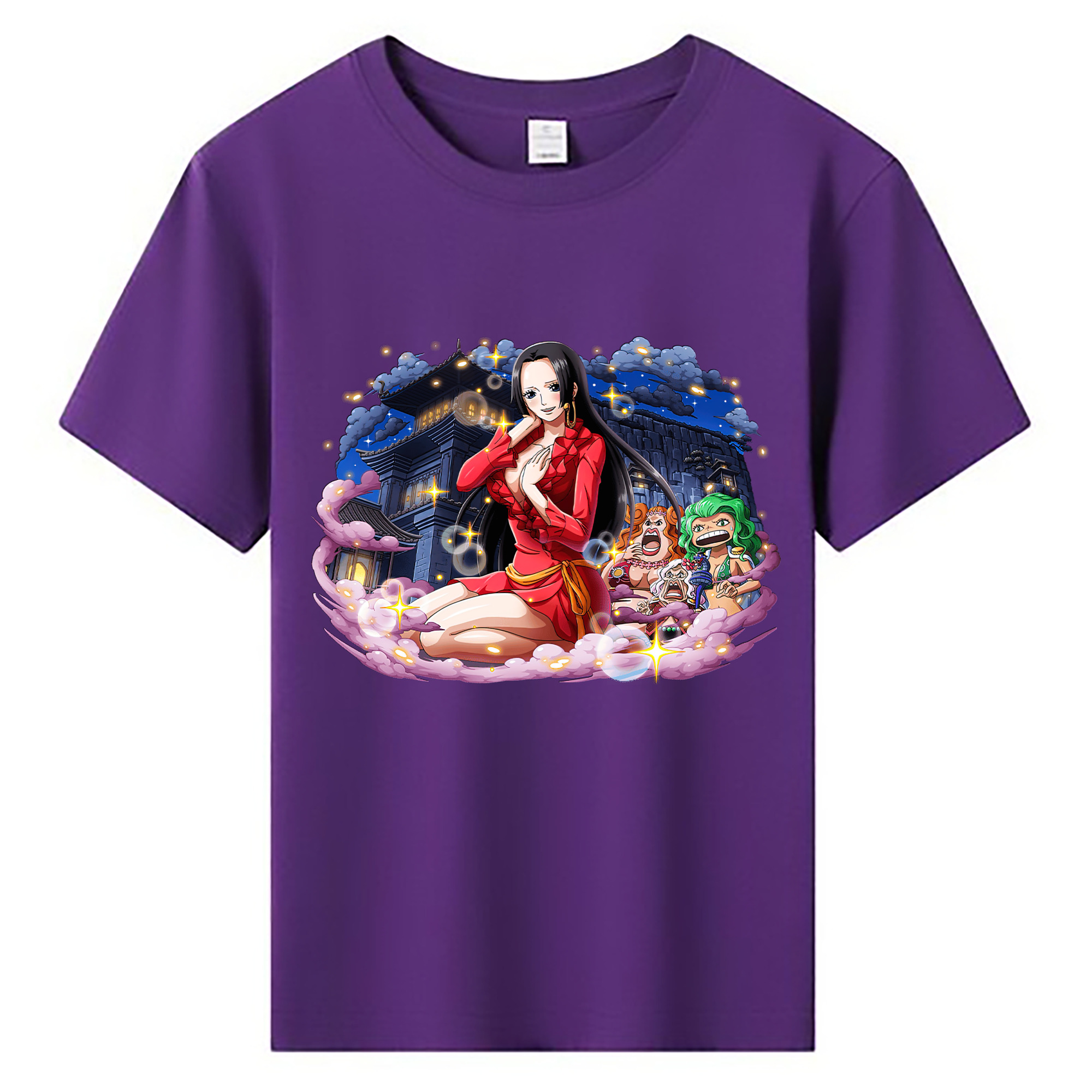 ワンピース ボア・ハンコック ONE PIECE Boa·Hancock 綿100％キッズTシャツ（フロントプリント）