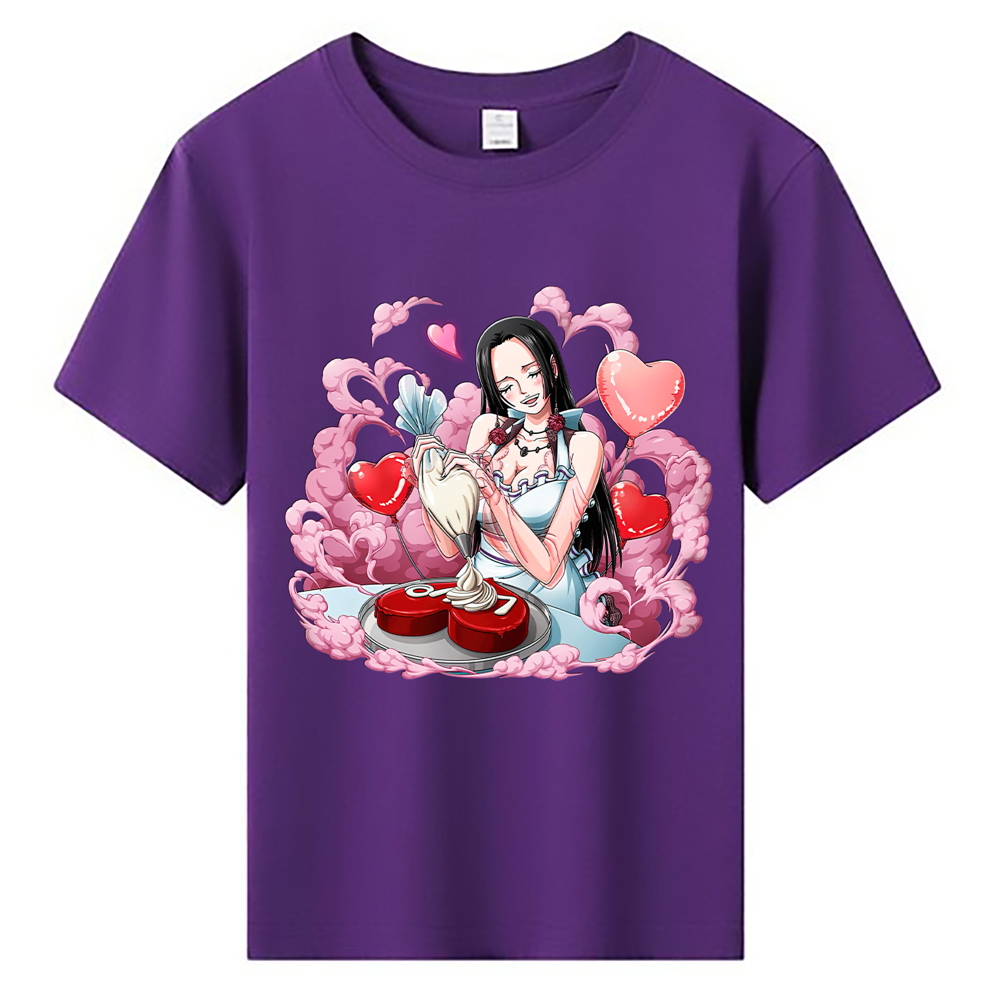 ワンピース ボア・ハンコック ONE PIECE Boa·Hancock 綿100％キッズTシャツ（フロントプリント）