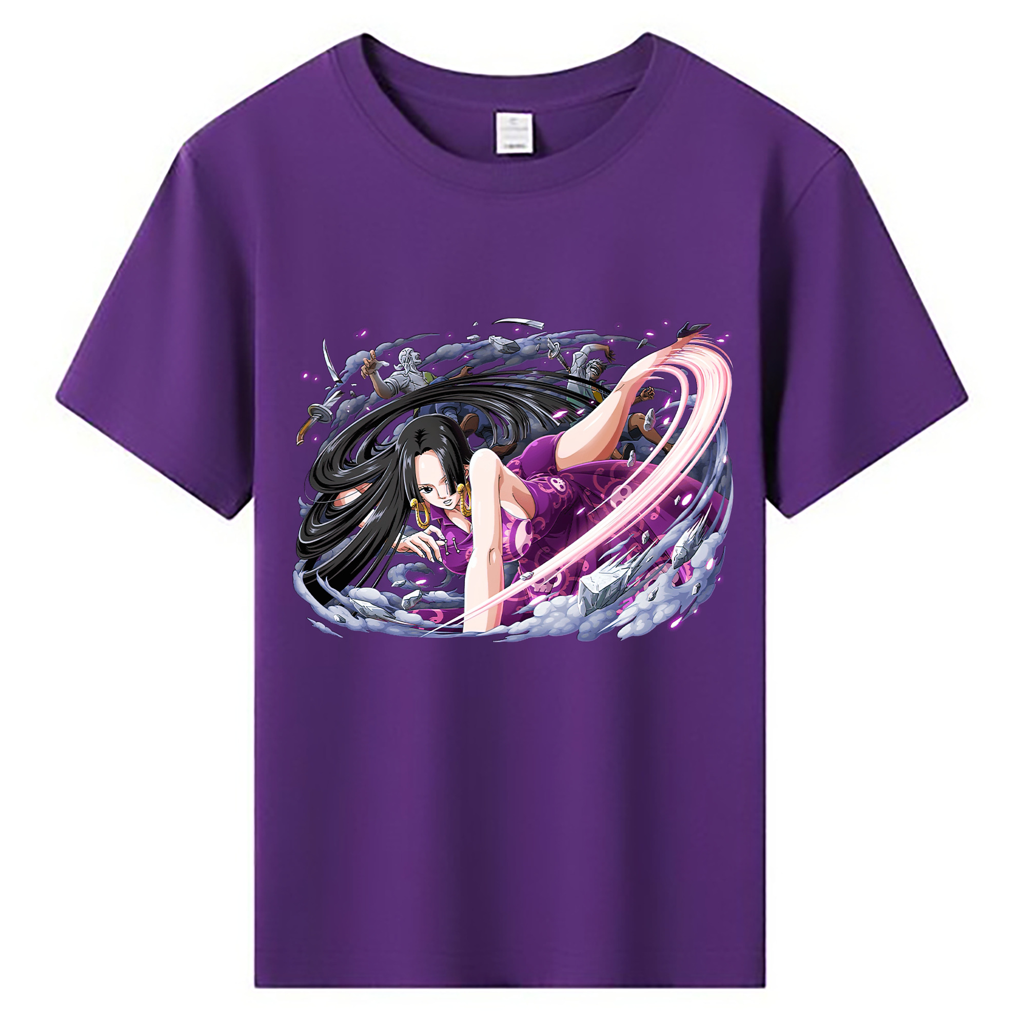 ワンピース ボア・ハンコック ONE PIECE Boa·Hancock 綿100％キッズTシャツ（フロントプリント）