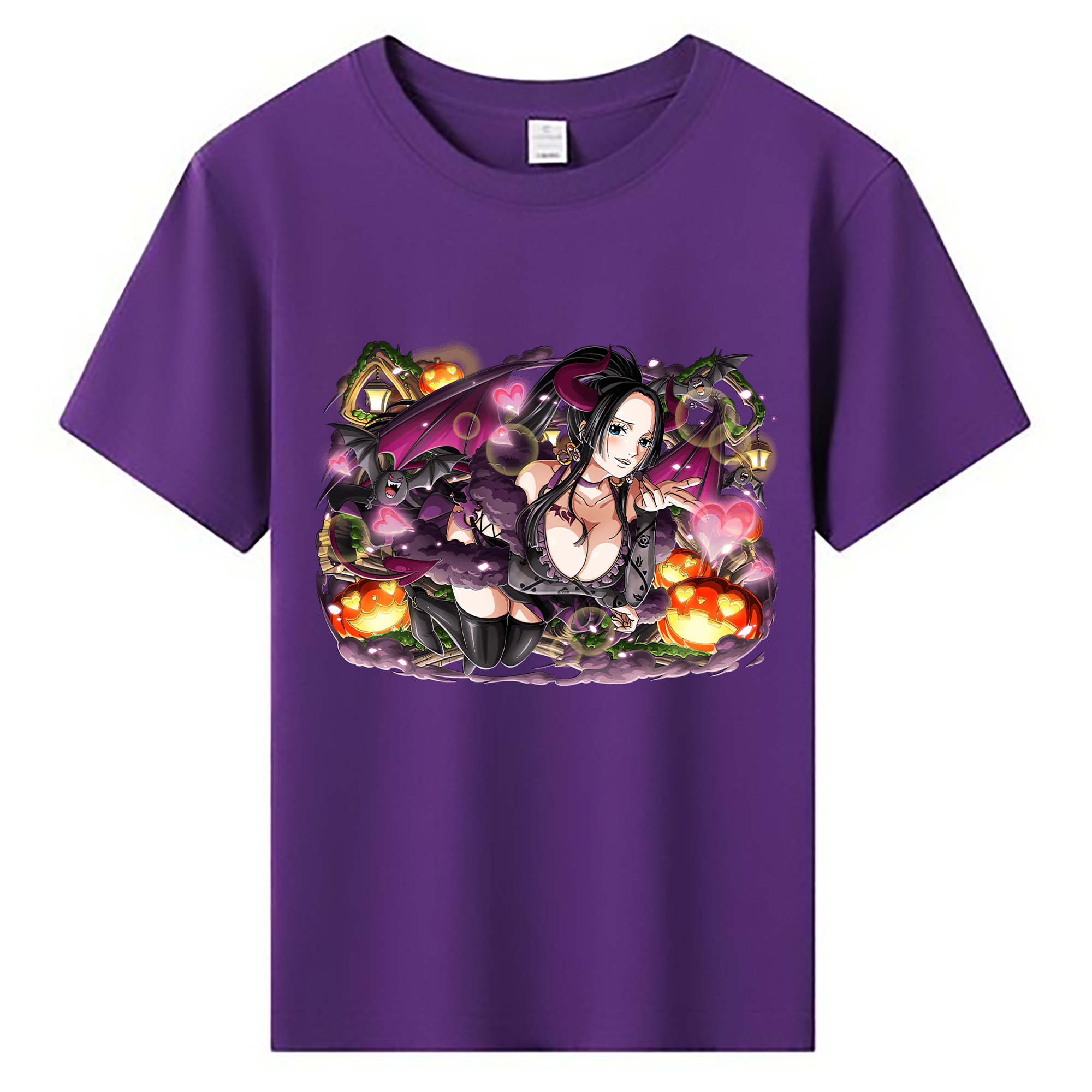 ワンピース ボア・ハンコック ONE PIECE Boa·Hancock 綿100％キッズTシャツ（フロントプリント）