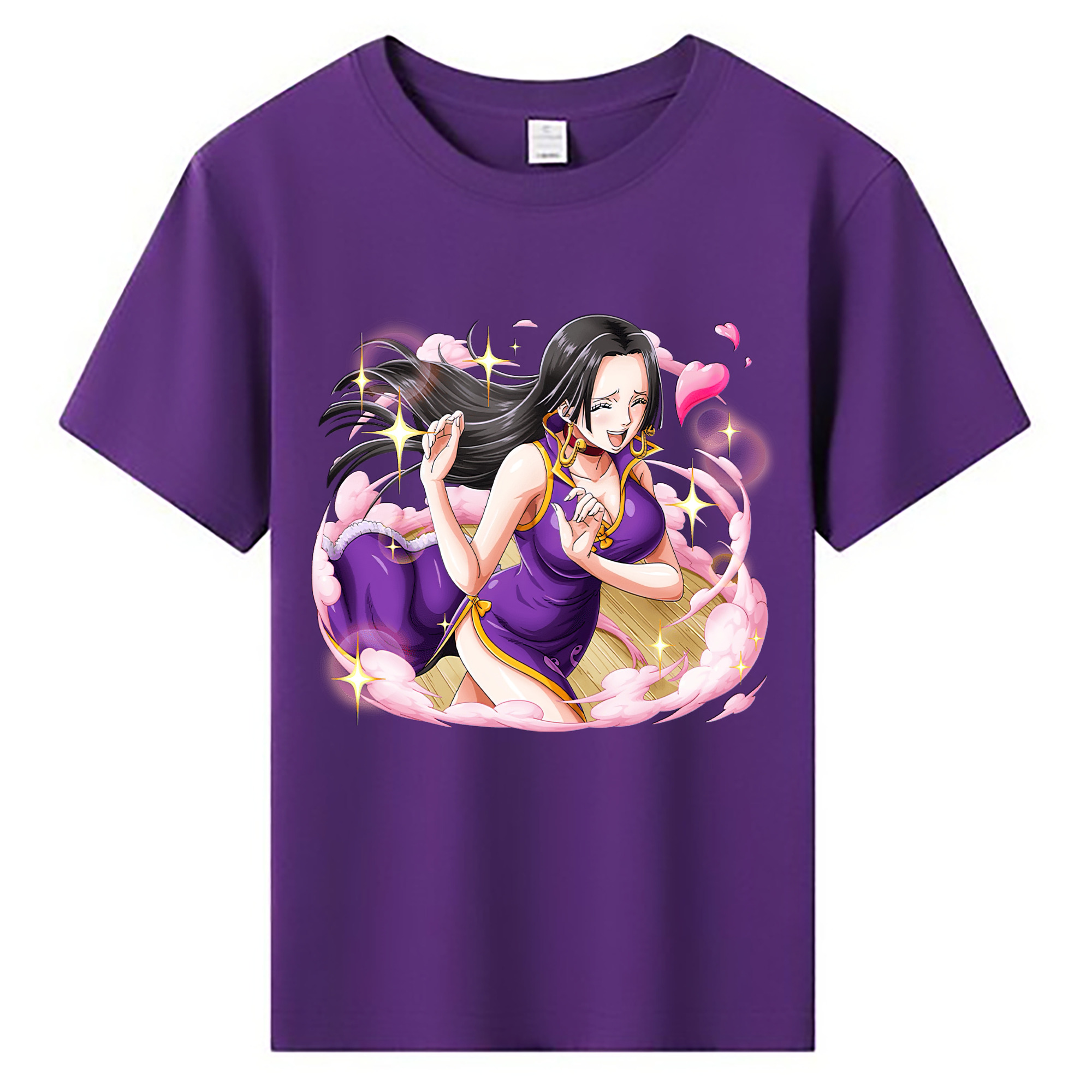 （画像用） ワンピース ボア・ハンコック ONE PIECE Boa·Hancock 綿100％キッズTシャツ（フロントプリント）
