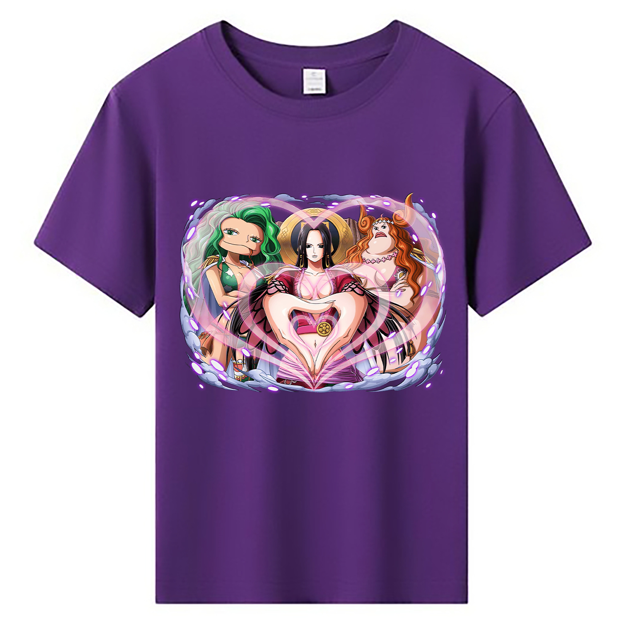 ワンピース ボア・ハンコック ONE PIECE Boa·Hancock 綿100％キッズTシャツ（フロントプリント）