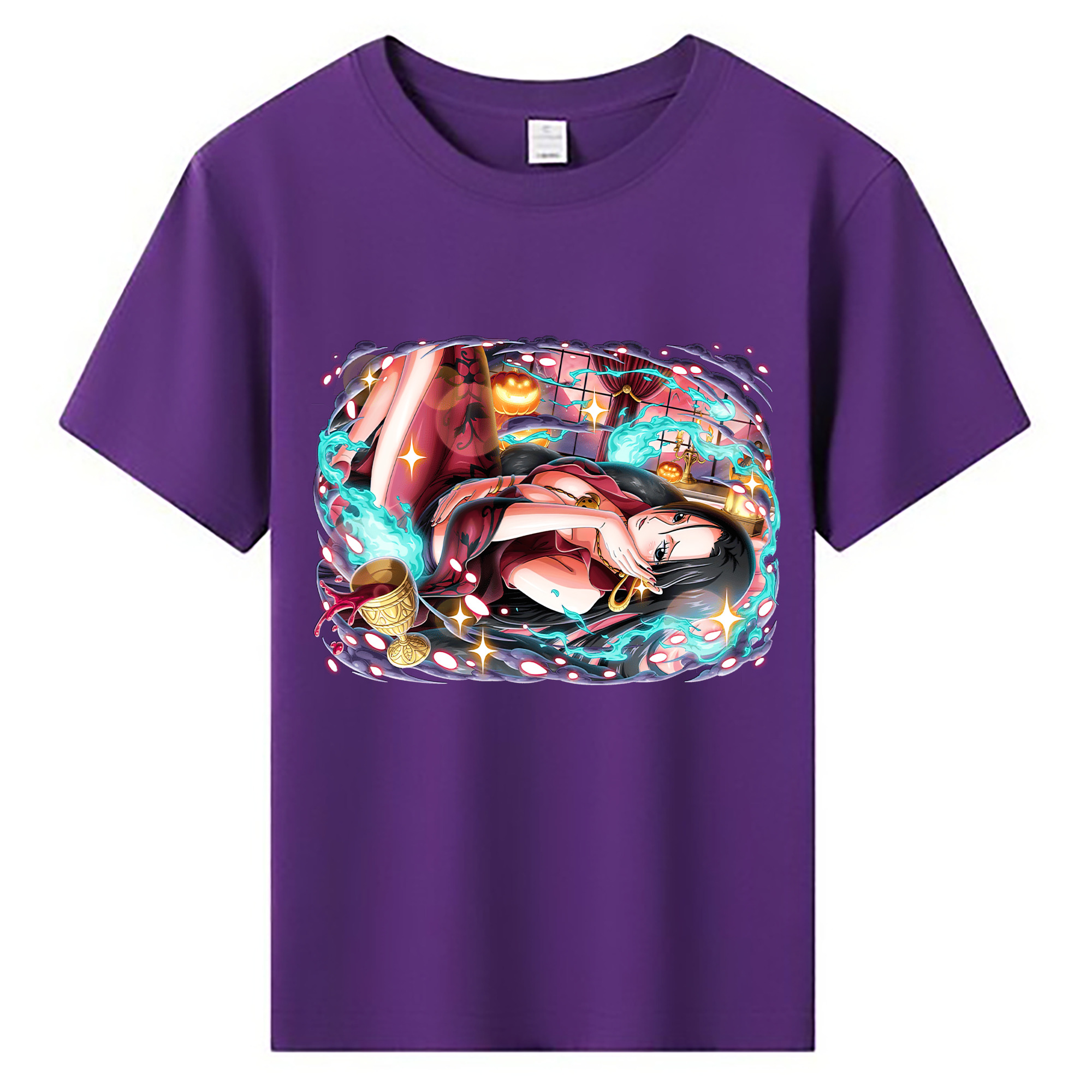 ワンピース ボア・ハンコック ONE PIECE Boa·Hancock 綿100％キッズTシャツ（フロントプリント）