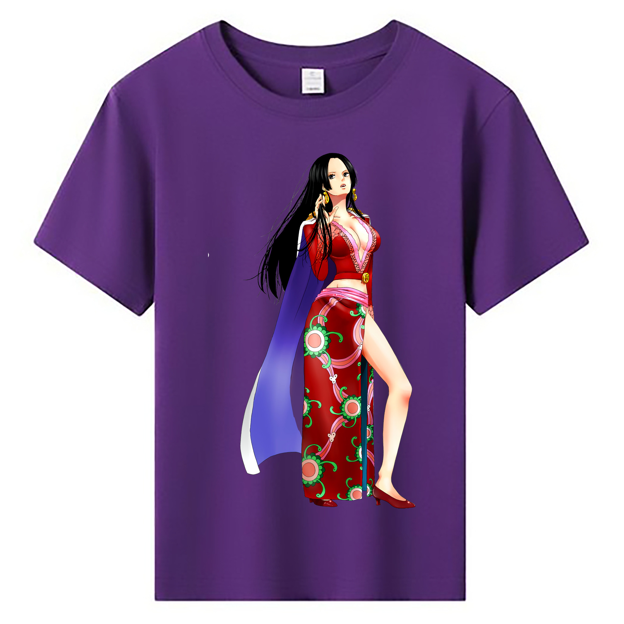 ワンピース ボア・ハンコック ONE PIECE Boa·Hancock 綿100％キッズTシャツ（フロントプリント）