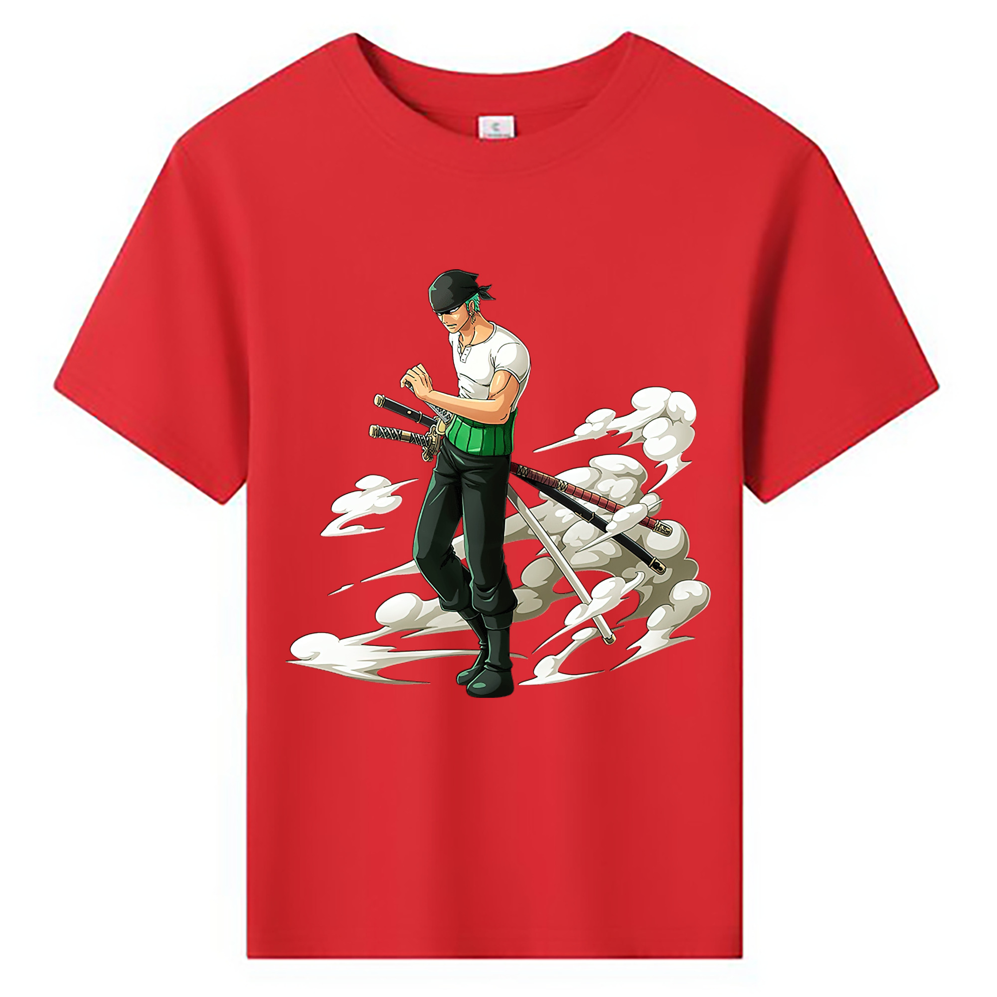 ワンピース ロロノア・ゾロ ONE PIECE Roronoa Zoro 綿100％キッズTシャツ（フロントプリント）