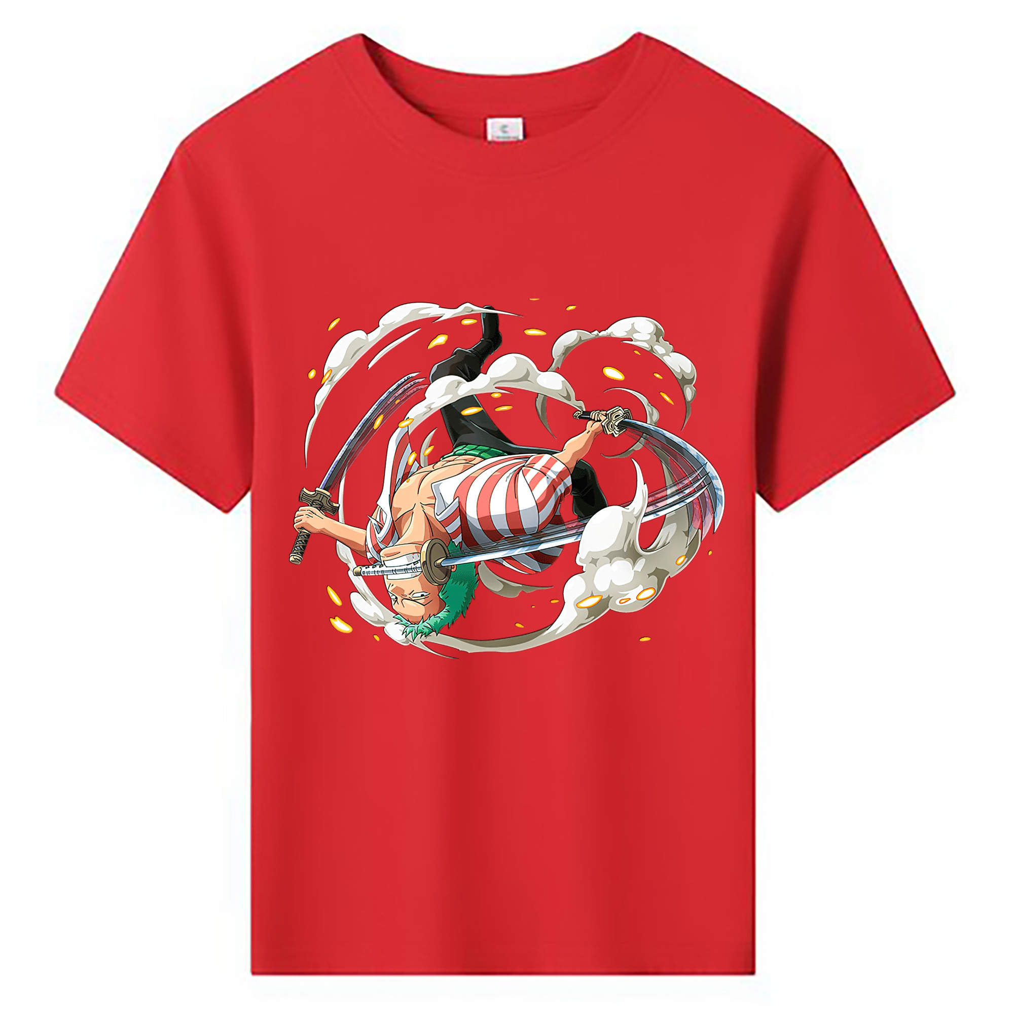 ワンピース ロロノア・ゾロ ONE PIECE Roronoa Zoro 綿100％キッズTシャツ（フロントプリント）