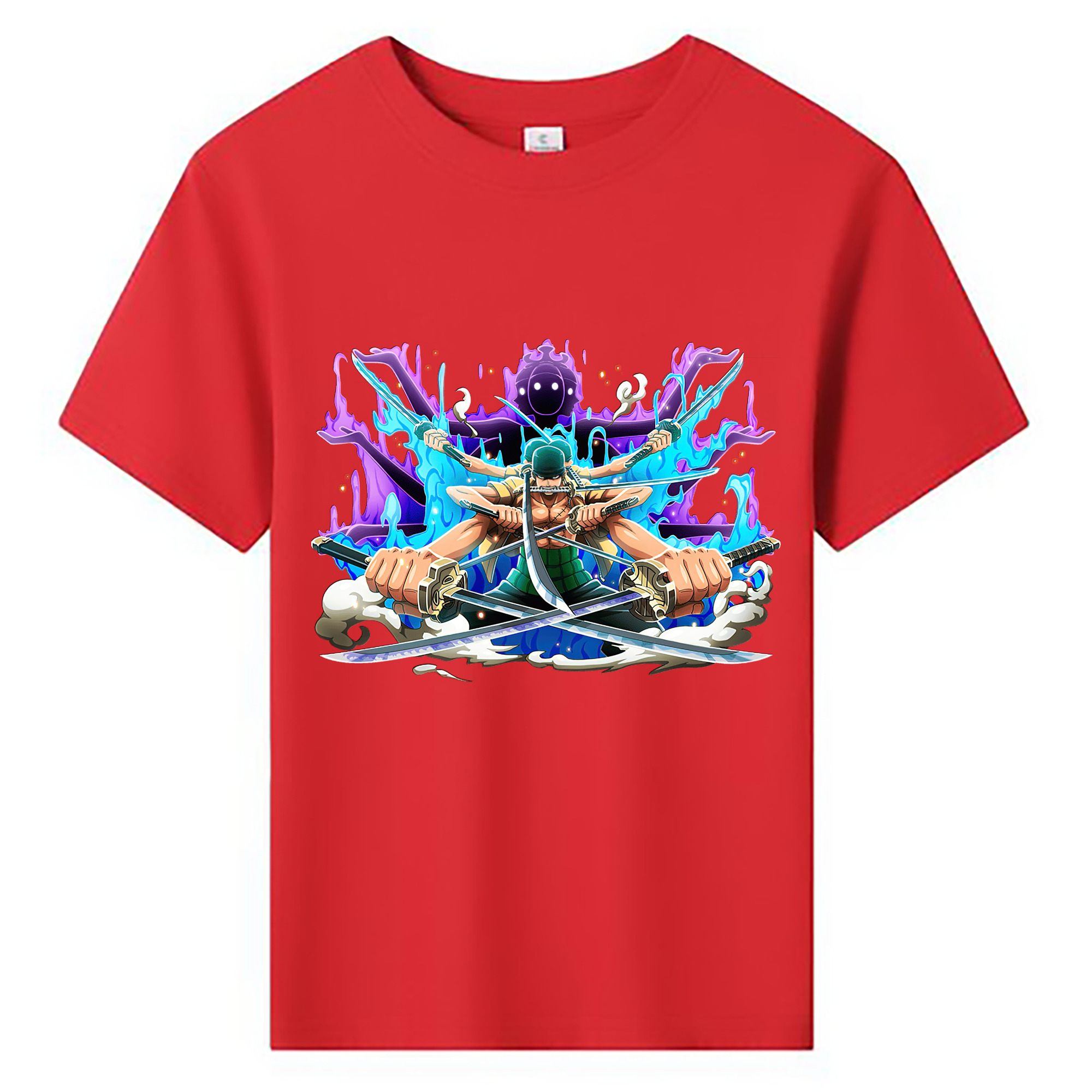 ワンピース ロロノア・ゾロ ONE PIECE Roronoa Zoro 綿100％キッズTシャツ（フロントプリント）