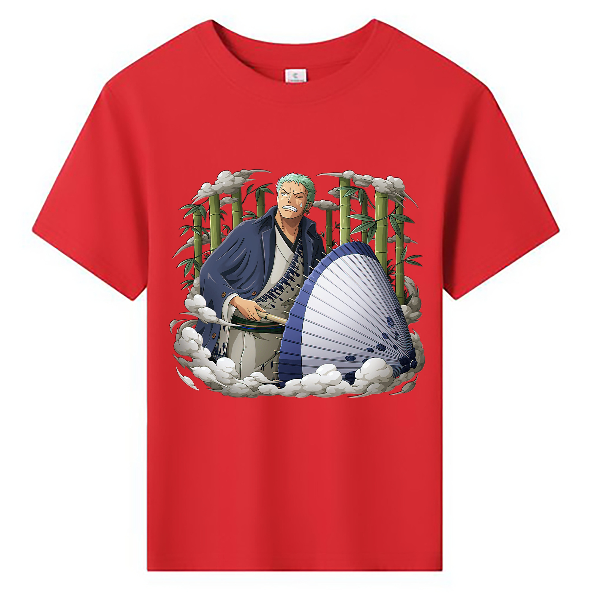 ワンピース ロロノア・ゾロ ONE PIECE Roronoa Zoro 綿100％キッズTシャツ（フロントプリント）