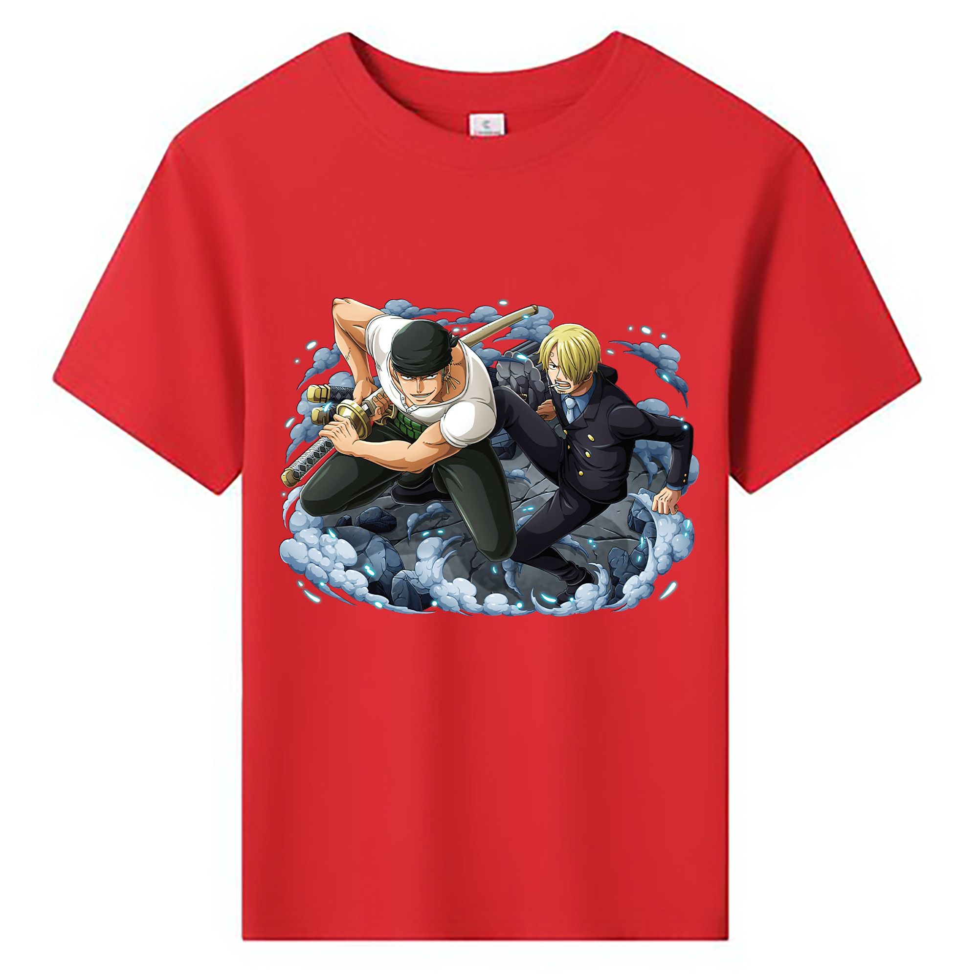 ワンピース ロロノア・ゾロ ONE PIECE Roronoa Zoro 綿100％キッズTシャツ（フロントプリント）