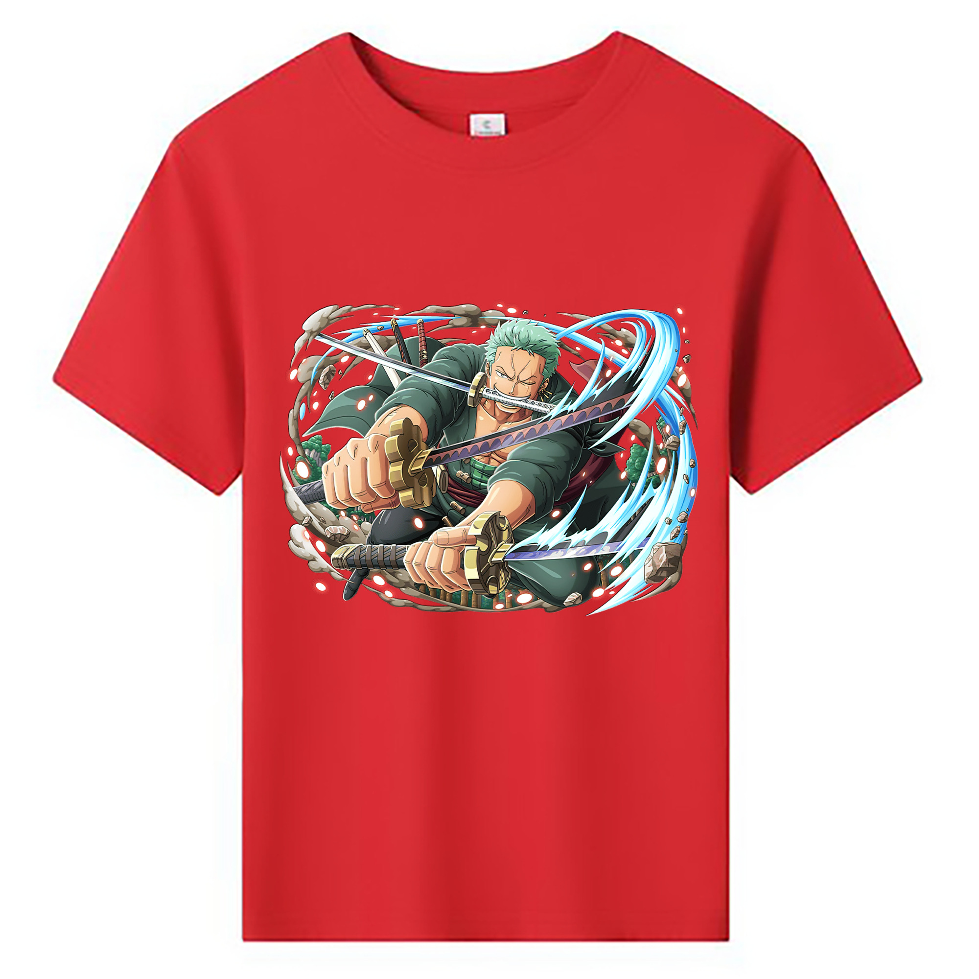 ワンピース ロロノア・ゾロ ONE PIECE Roronoa Zoro 綿100％キッズTシャツ（フロントプリント）