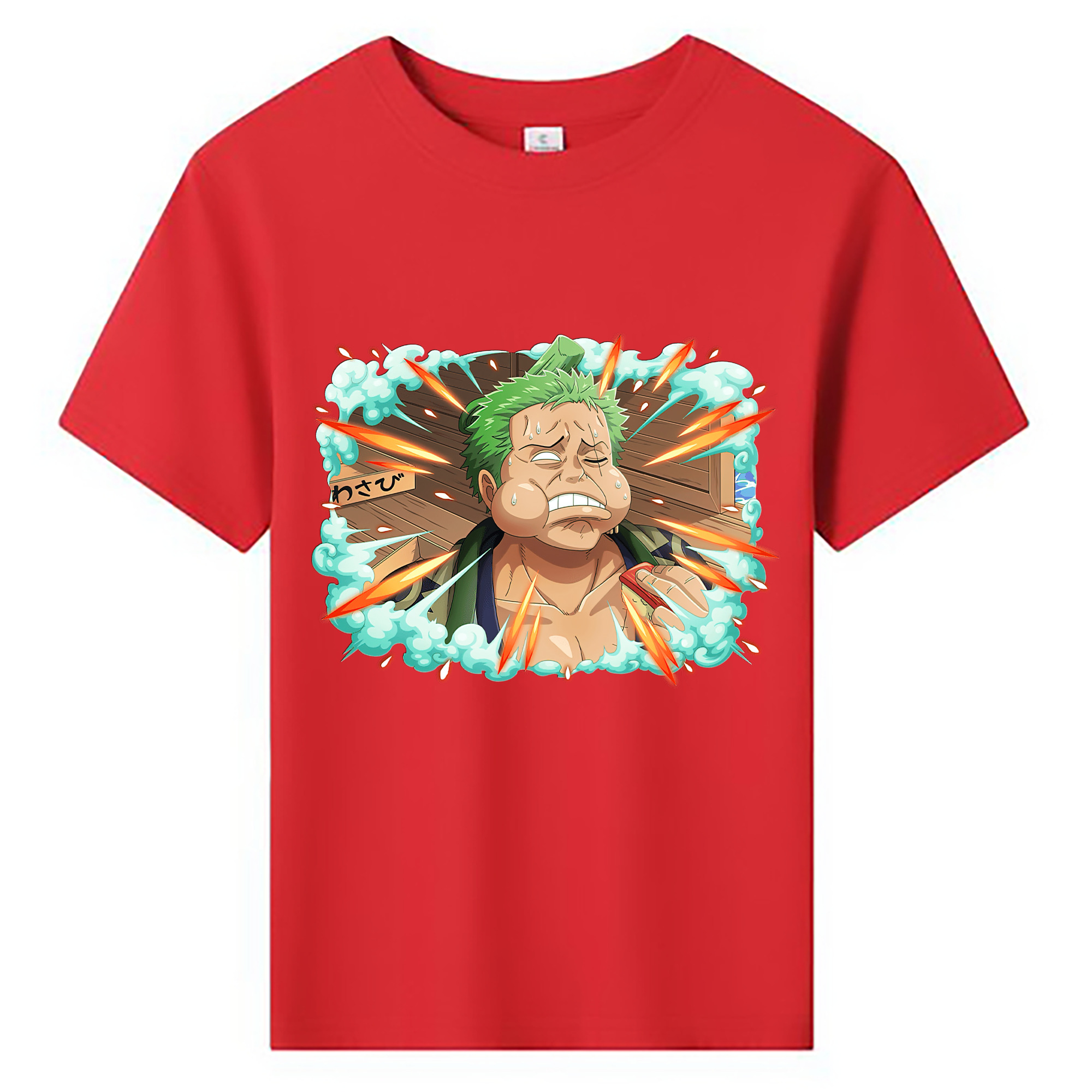 ワンピース ロロノア・ゾロ ONE PIECE Roronoa Zoro 綿100％キッズTシャツ（フロントプリント）