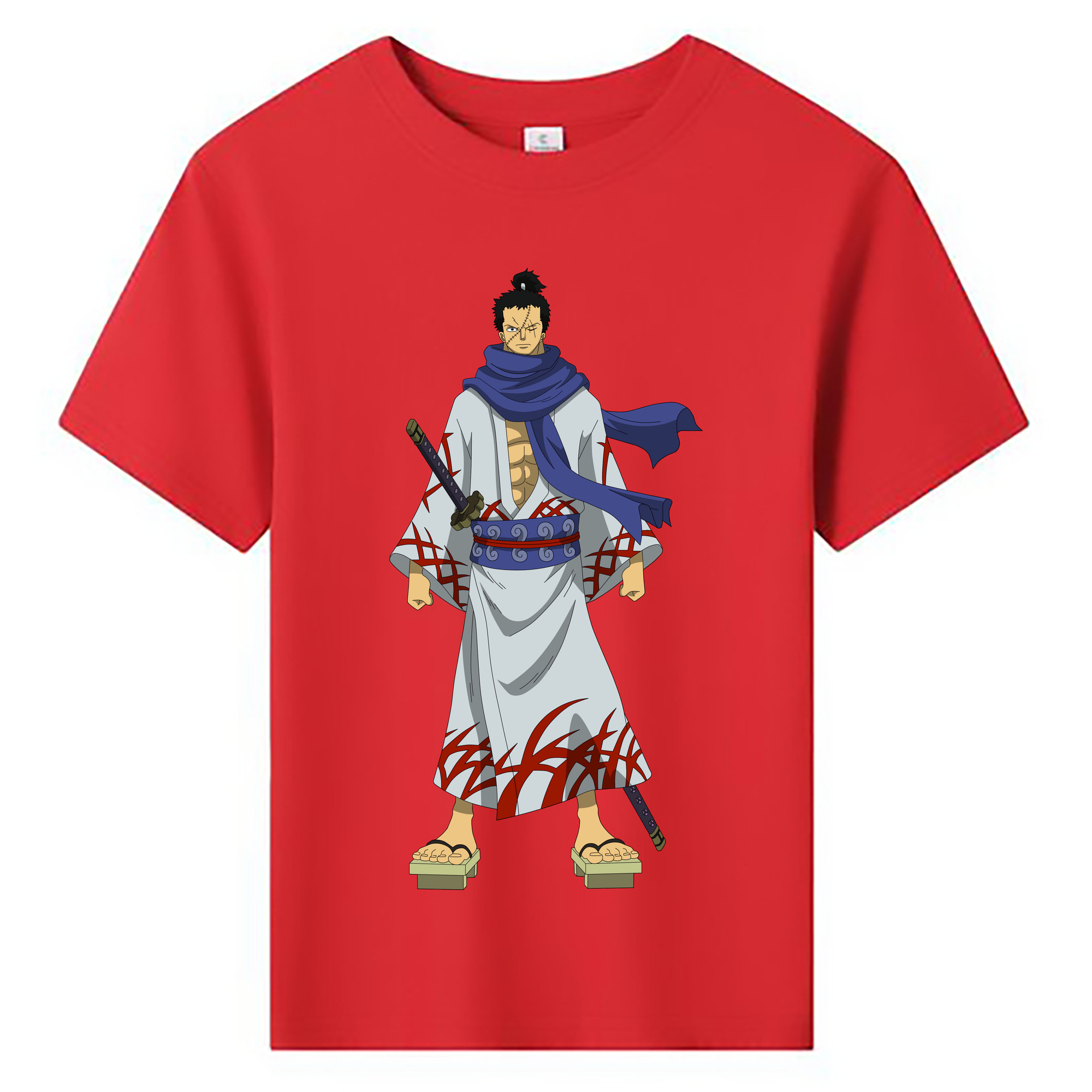ワンピース ロロノア・ゾロ ONE PIECE Roronoa Zoro 綿100％キッズTシャツ（フロントプリント）
