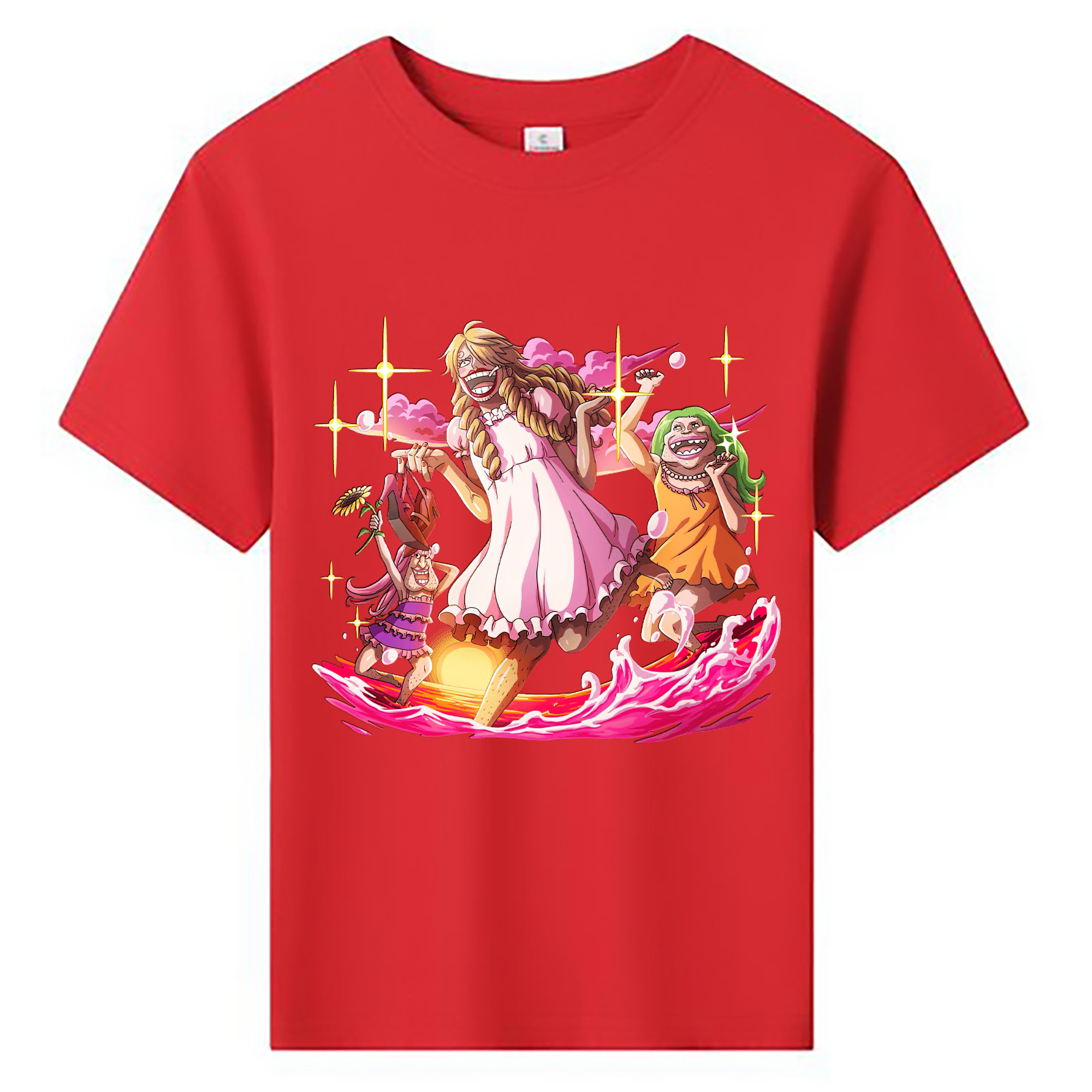 （画像用） ワンピース サンジ ONE PIECE Sanji 綿100％キッズTシャツ（フロントプリント）