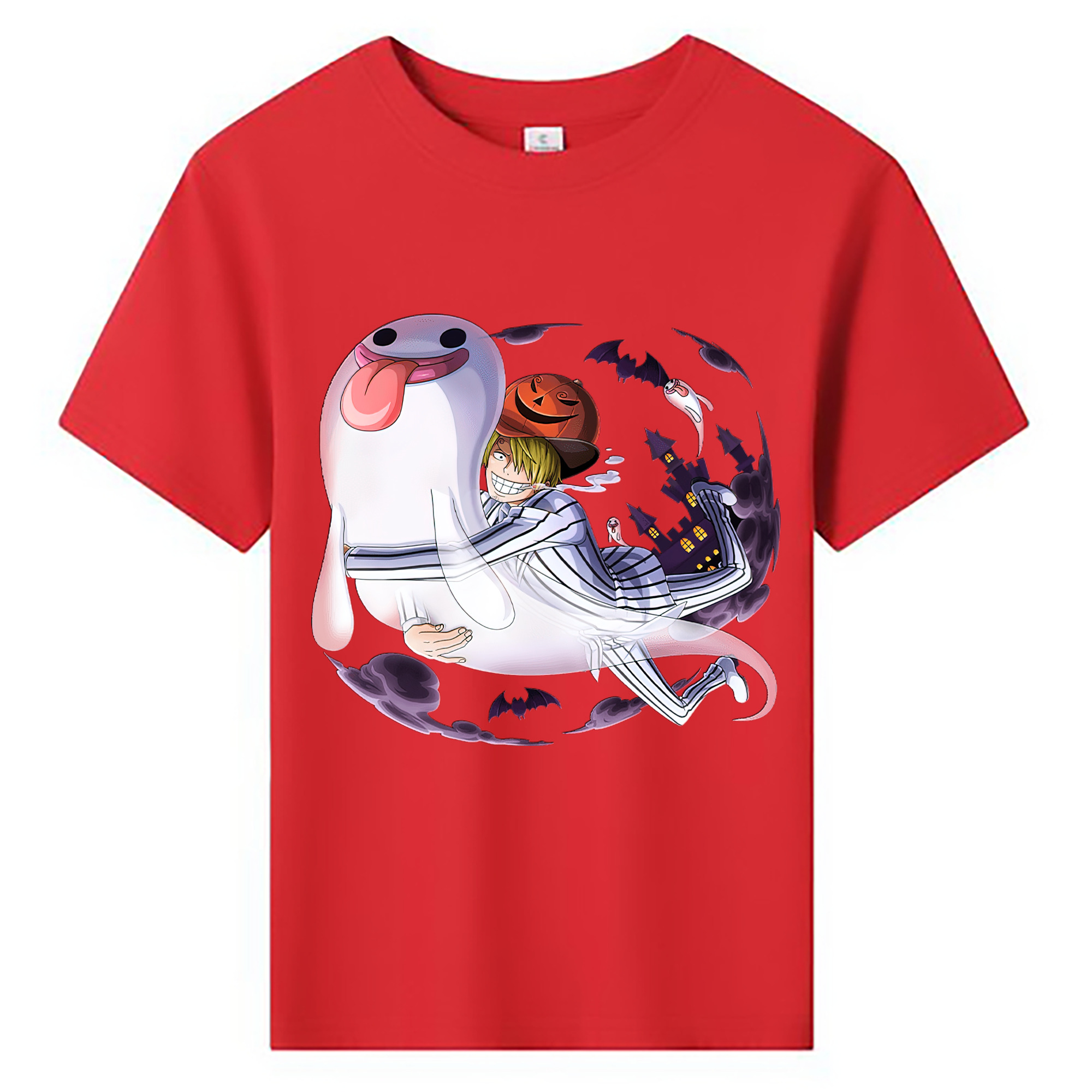 （画像用） ワンピース サンジ ONE PIECE Sanji 綿100％キッズTシャツ（フロントプリント）