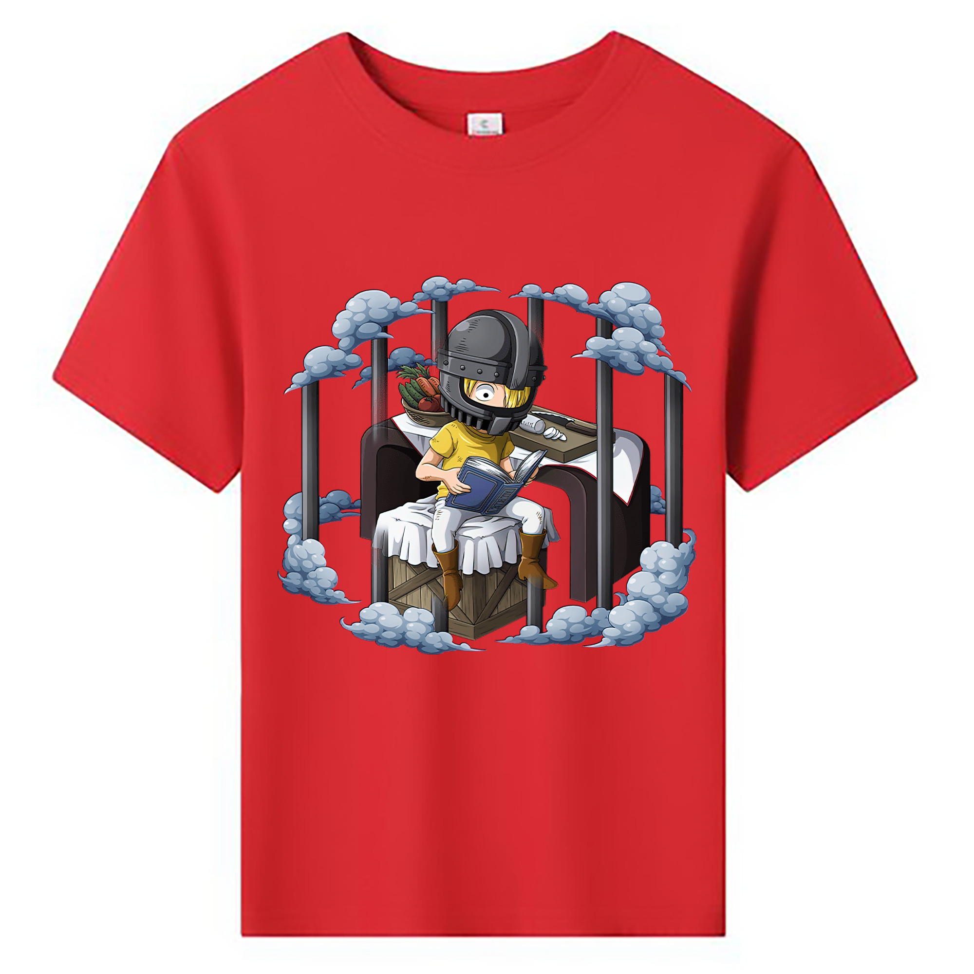 （画像用） ワンピース サンジ ONE PIECE Sanji 綿100％キッズTシャツ（フロントプリント）