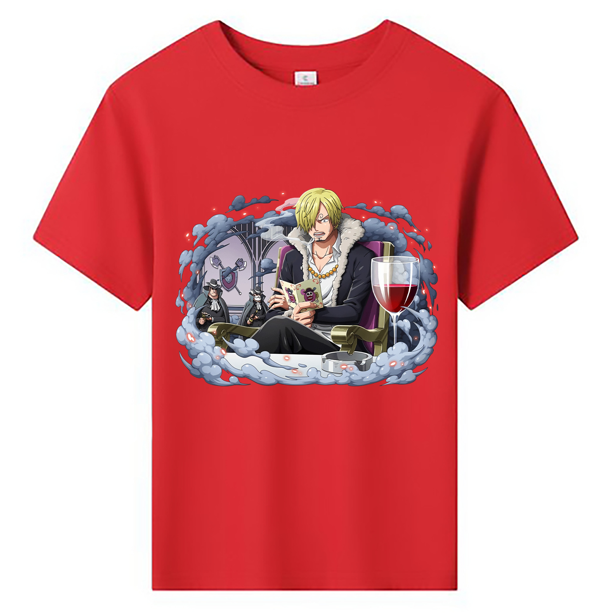 ワンピース サンジ ONE PIECE Sanji 綿100％キッズTシャツ（フロントプリント）