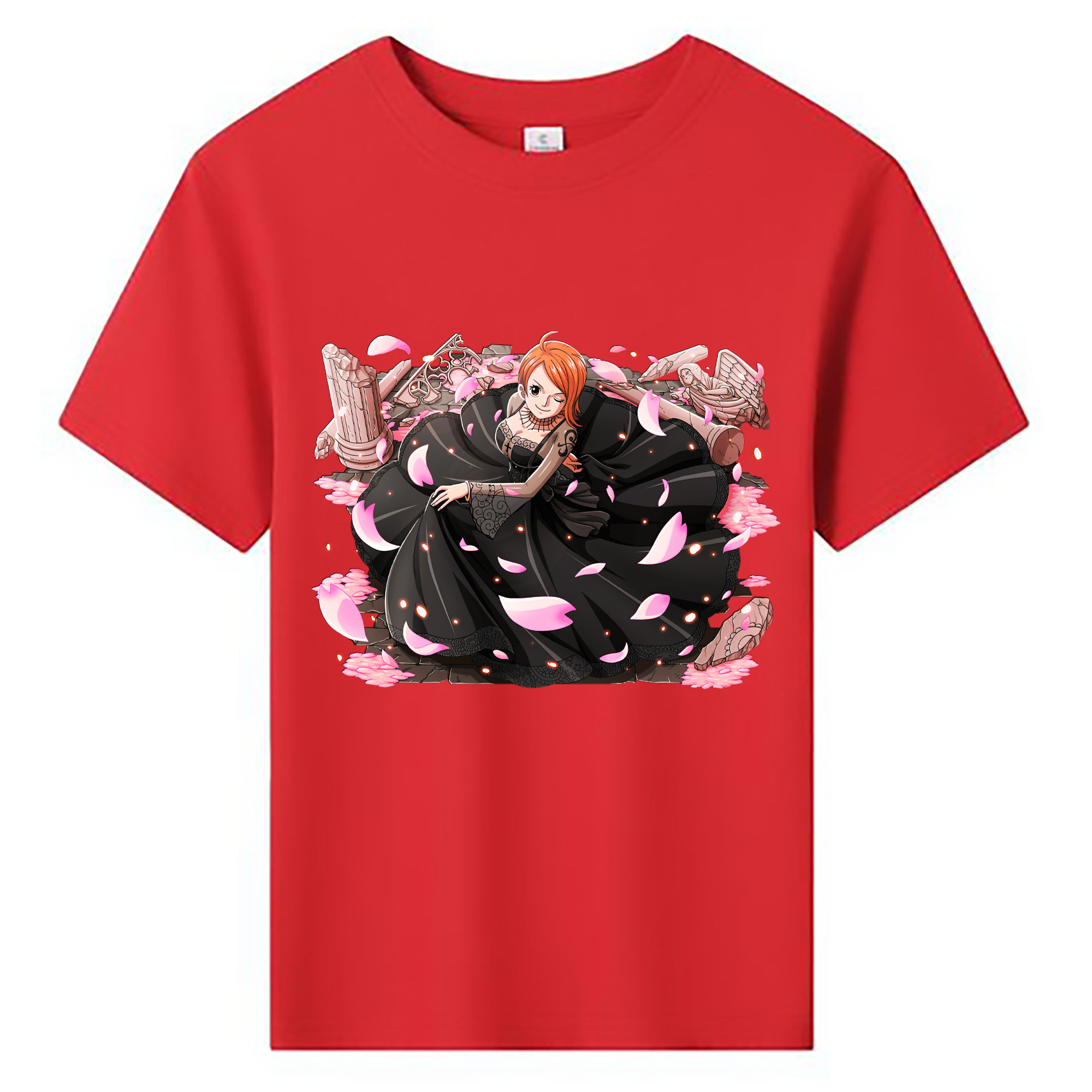 ワンピース ナミ ONE PIECE Nami 綿100％キッズTシャツ（フロントプリント）