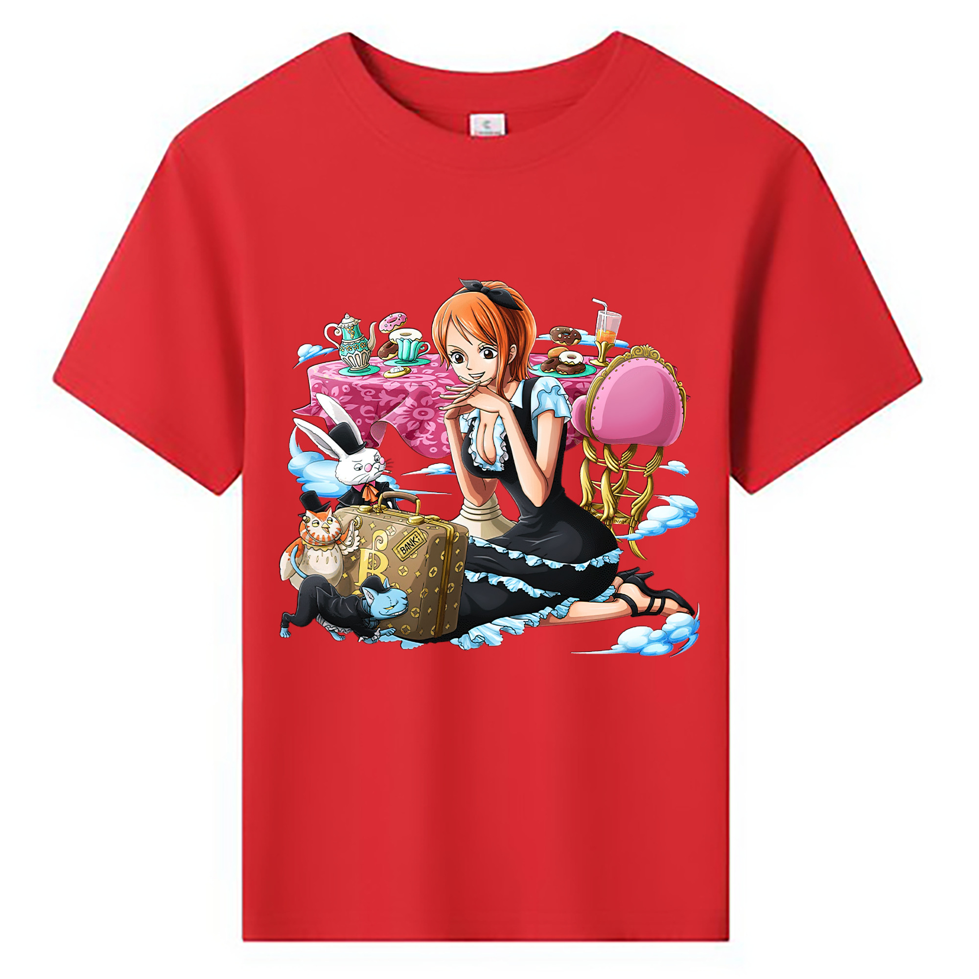 ワンピース ナミ ONE PIECE Nami 綿100％キッズTシャツ（フロントプリント）