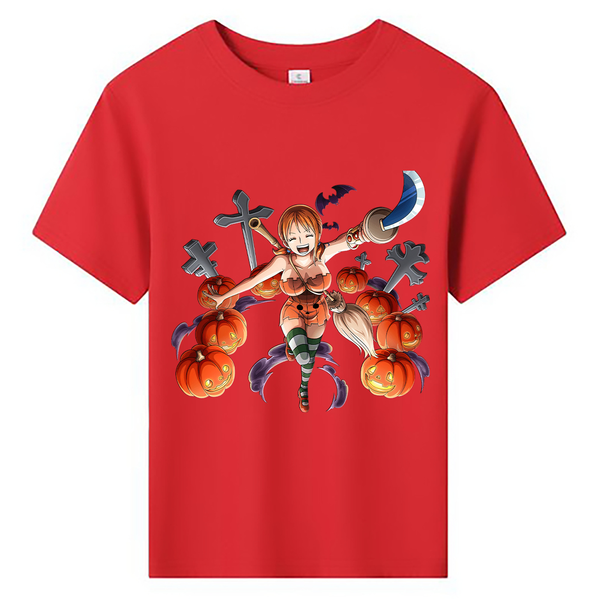 ワンピース ナミ ONE PIECE Nami 綿100％キッズTシャツ（フロントプリント）