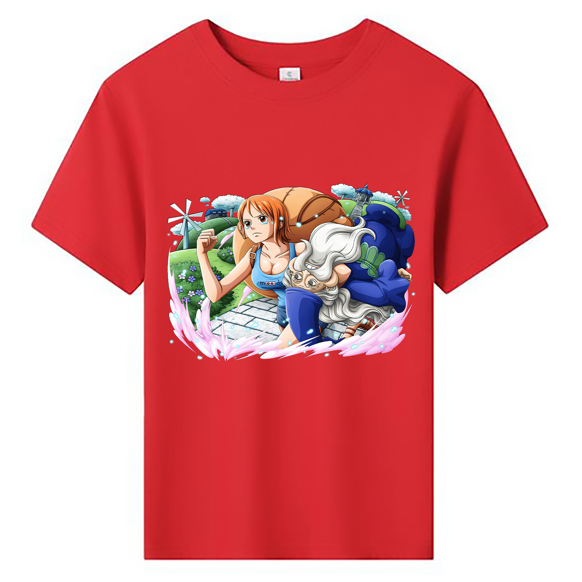 ワンピース ナミ ONE PIECE Nami 綿100％キッズTシャツ（フロントプリント）