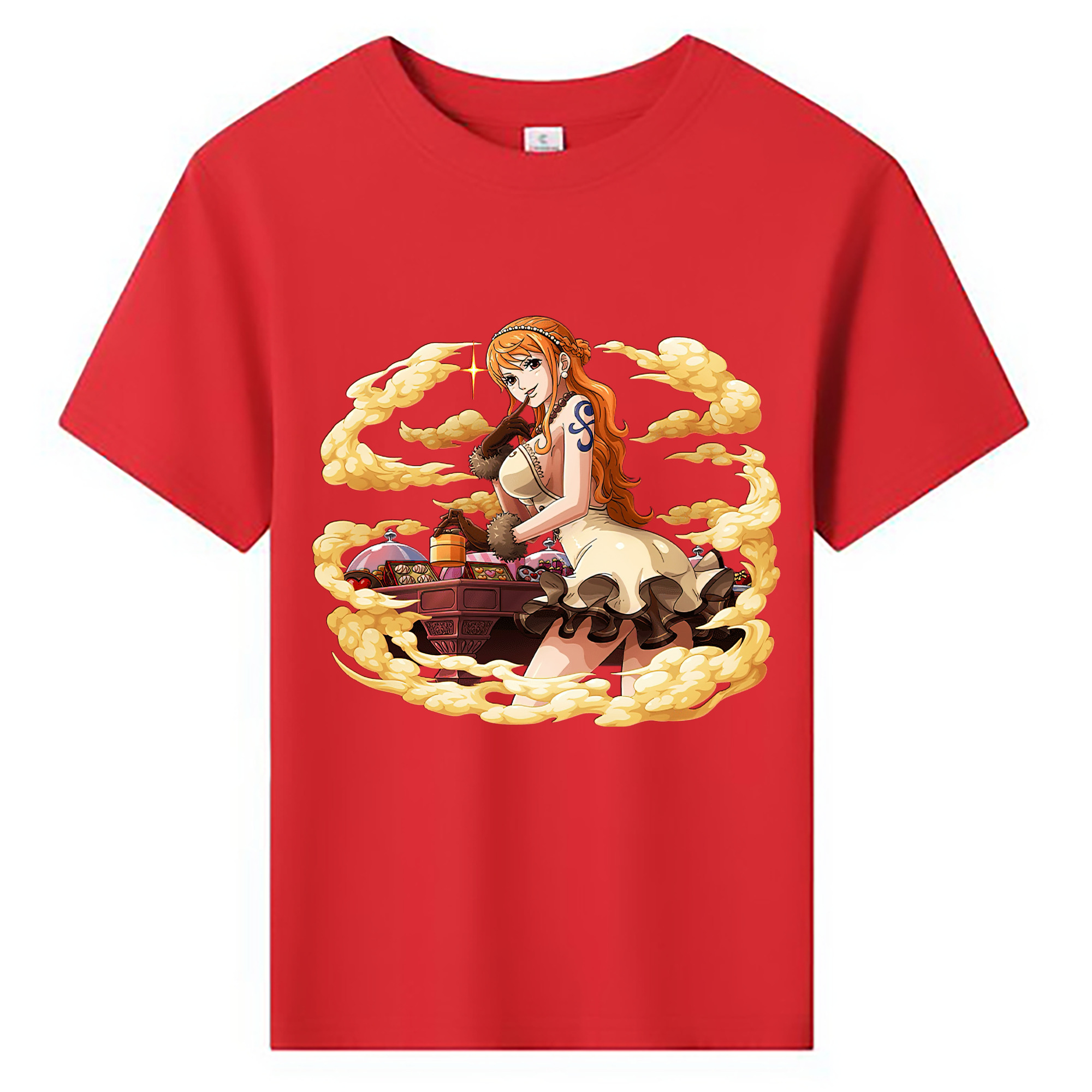 ワンピース ナミ ONE PIECE Nami 綿100％キッズTシャツ（フロントプリント）
