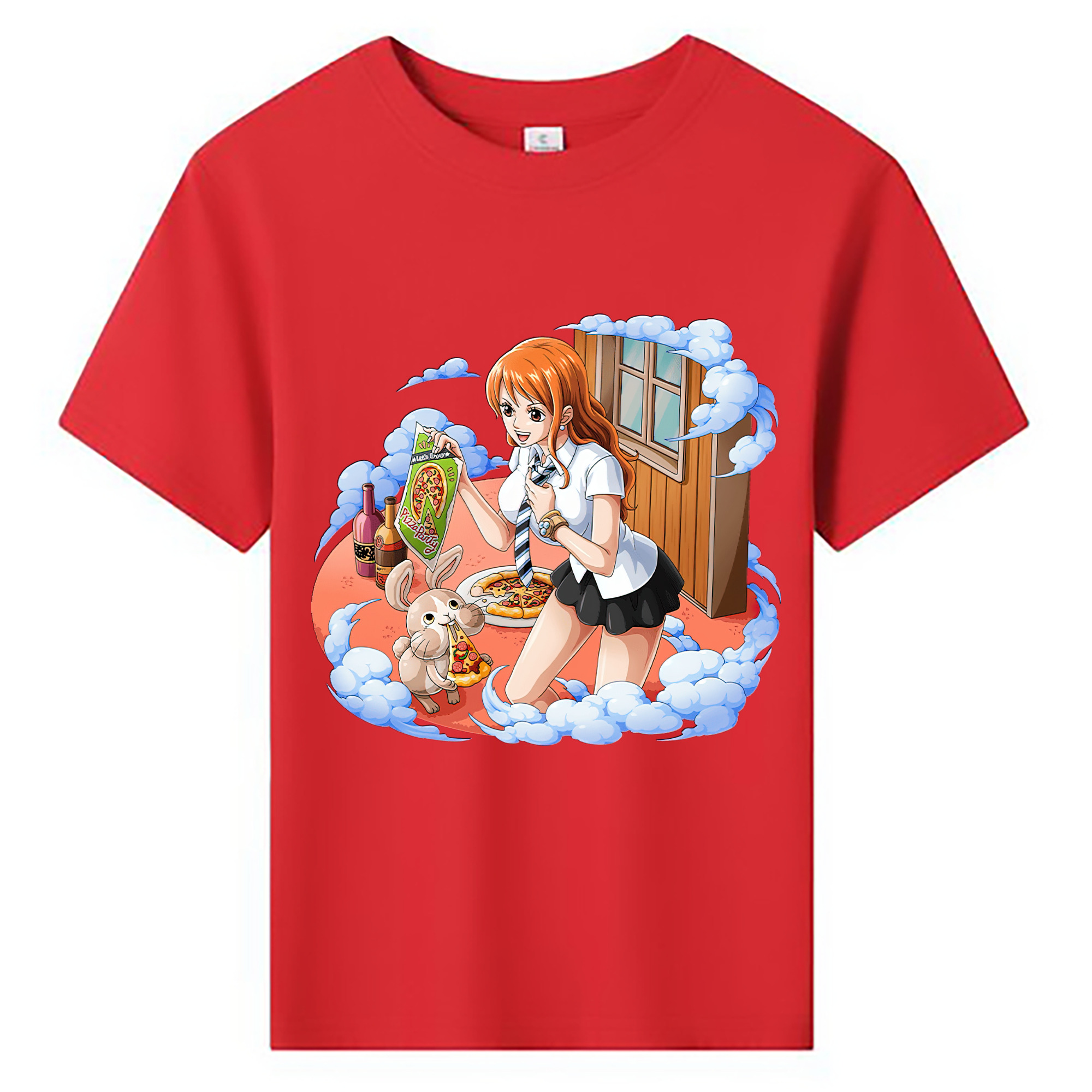 （画像用） ワンピース ナミ ONE PIECE Nami 綿100％キッズTシャツ（フロントプリント）