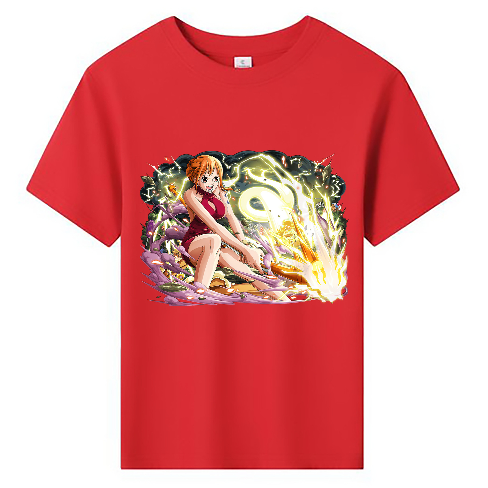 ワンピース ナミ ONE PIECE Nami 綿100％キッズTシャツ（フロントプリント）