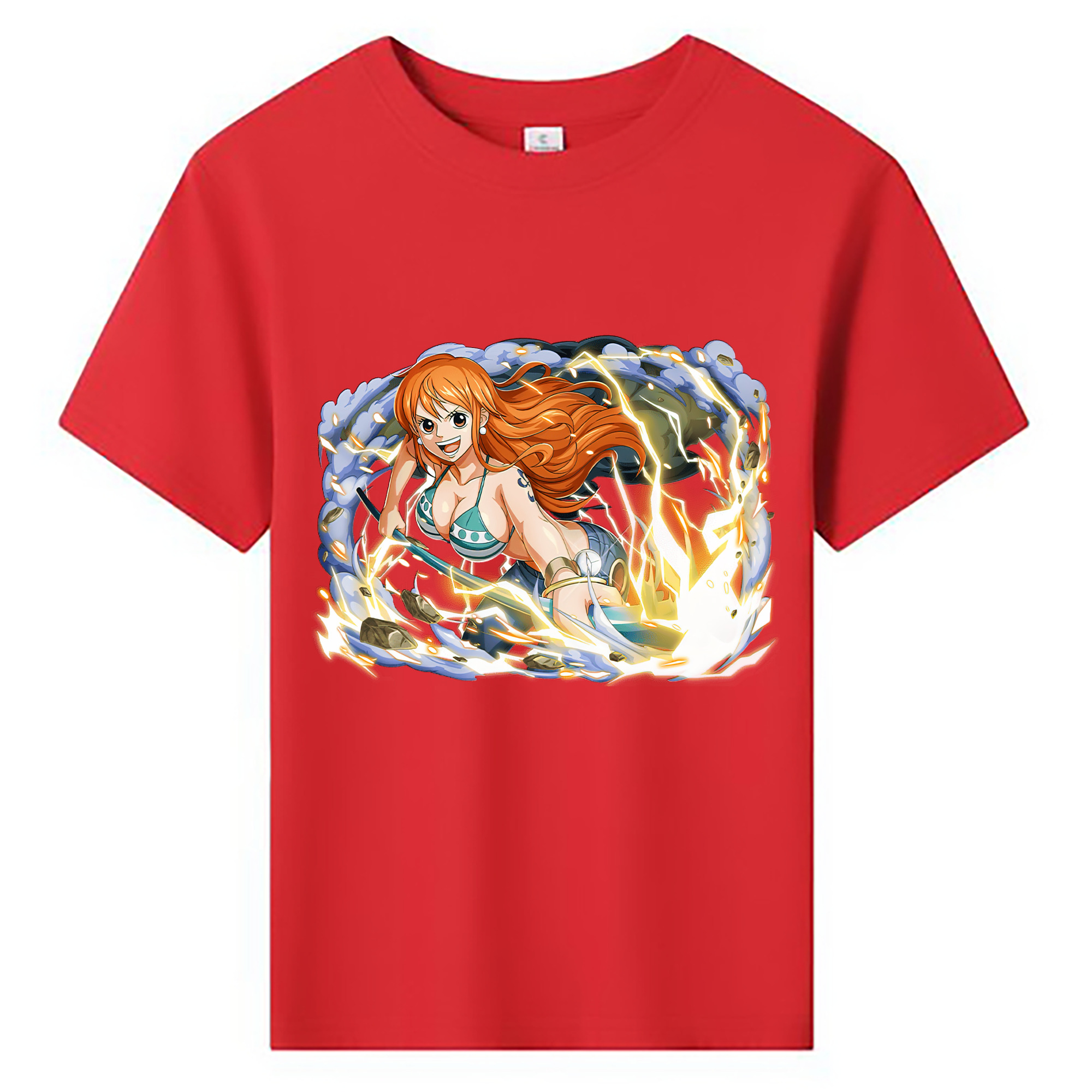 ワンピース ナミ ONE PIECE Nami 綿100％キッズTシャツ（フロントプリント）