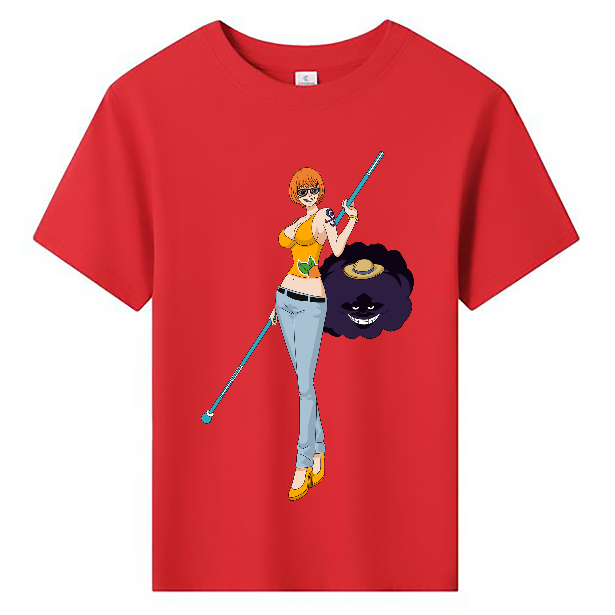 ワンピース ナミ ONE PIECE Nami 綿100％キッズTシャツ（フロントプリント）
