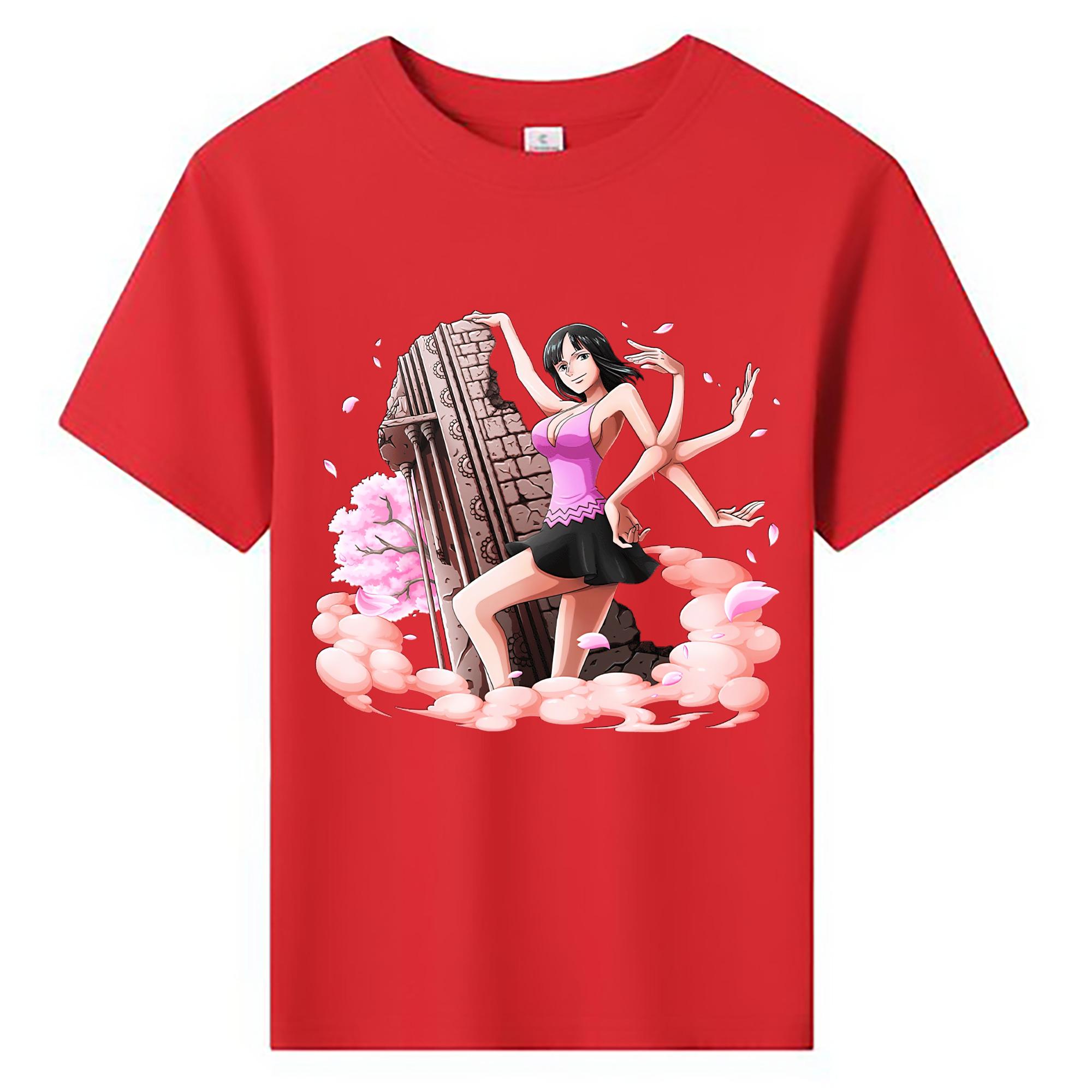 （画像用） ワンピース ニコ・ロビン ONE PIECE Nico Robin 綿100％キッズTシャツ（フロントプリント）
