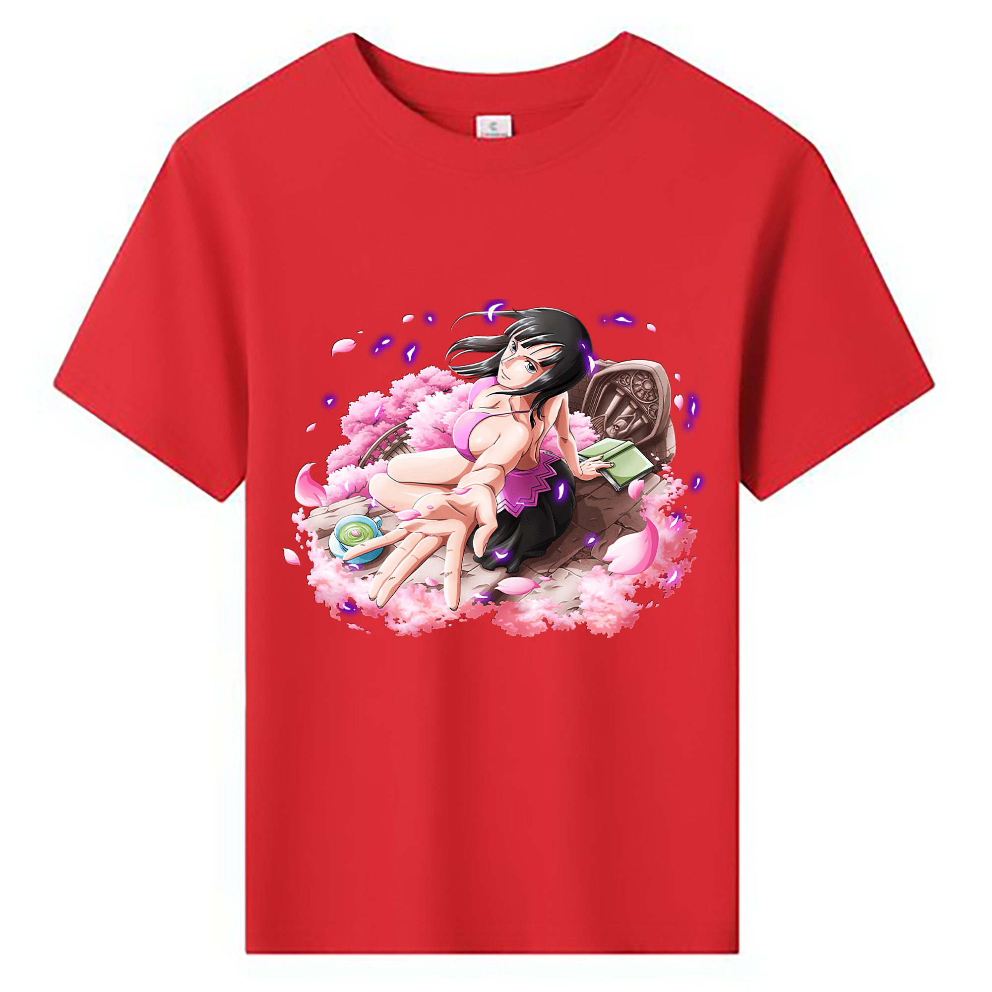 （画像用） ワンピース ニコ・ロビン ONE PIECE Nico Robin 綿100％キッズTシャツ（フロントプリント）