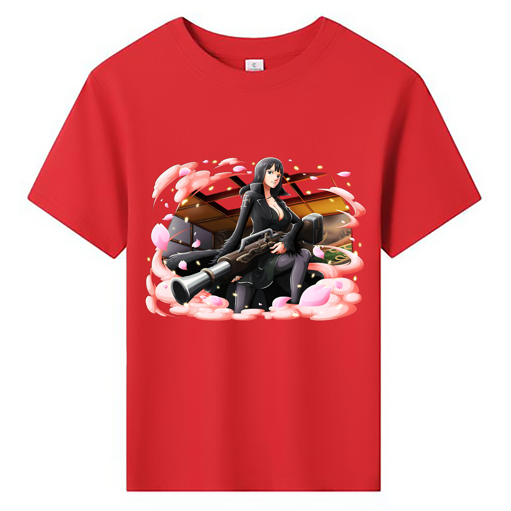 （画像用） ワンピース ニコ・ロビン ONE PIECE Nico Robin 綿100％キッズTシャツ（フロントプリント）